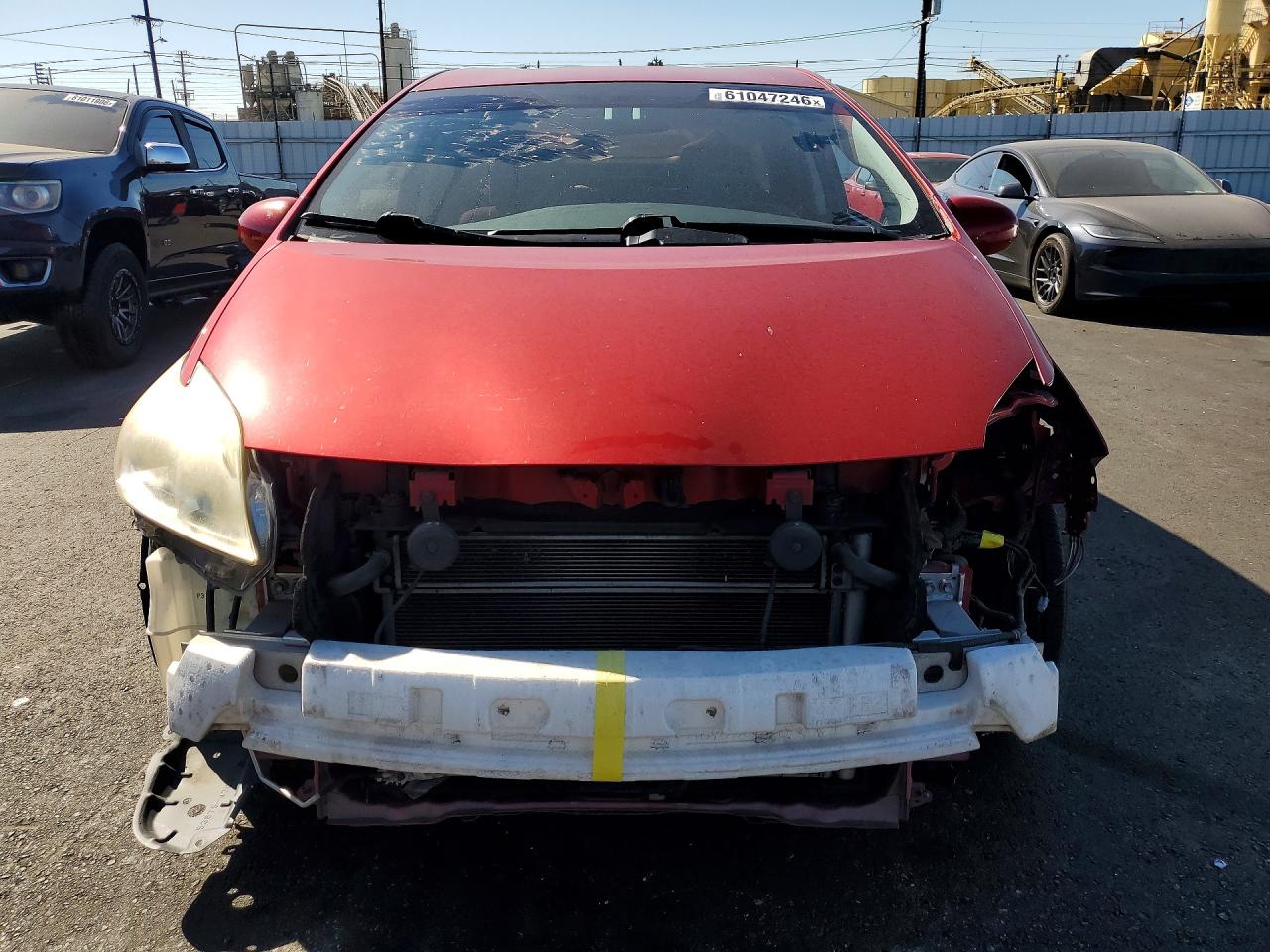 2012 Toyota Prius Two Red vin: JTDKN3DU1C0335569