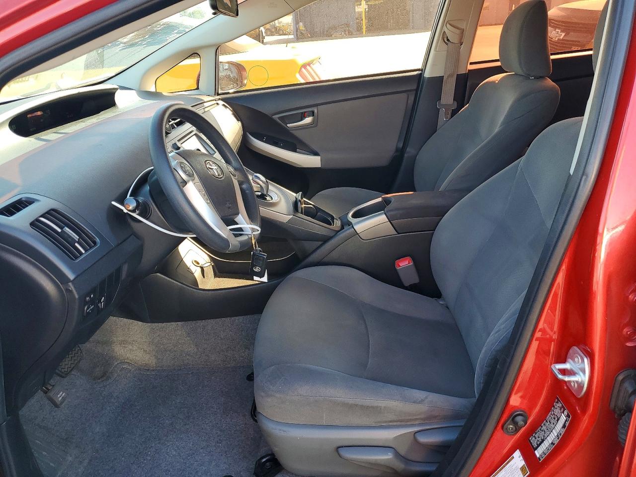 2012 Toyota Prius Two Red vin: JTDKN3DU1C0335569