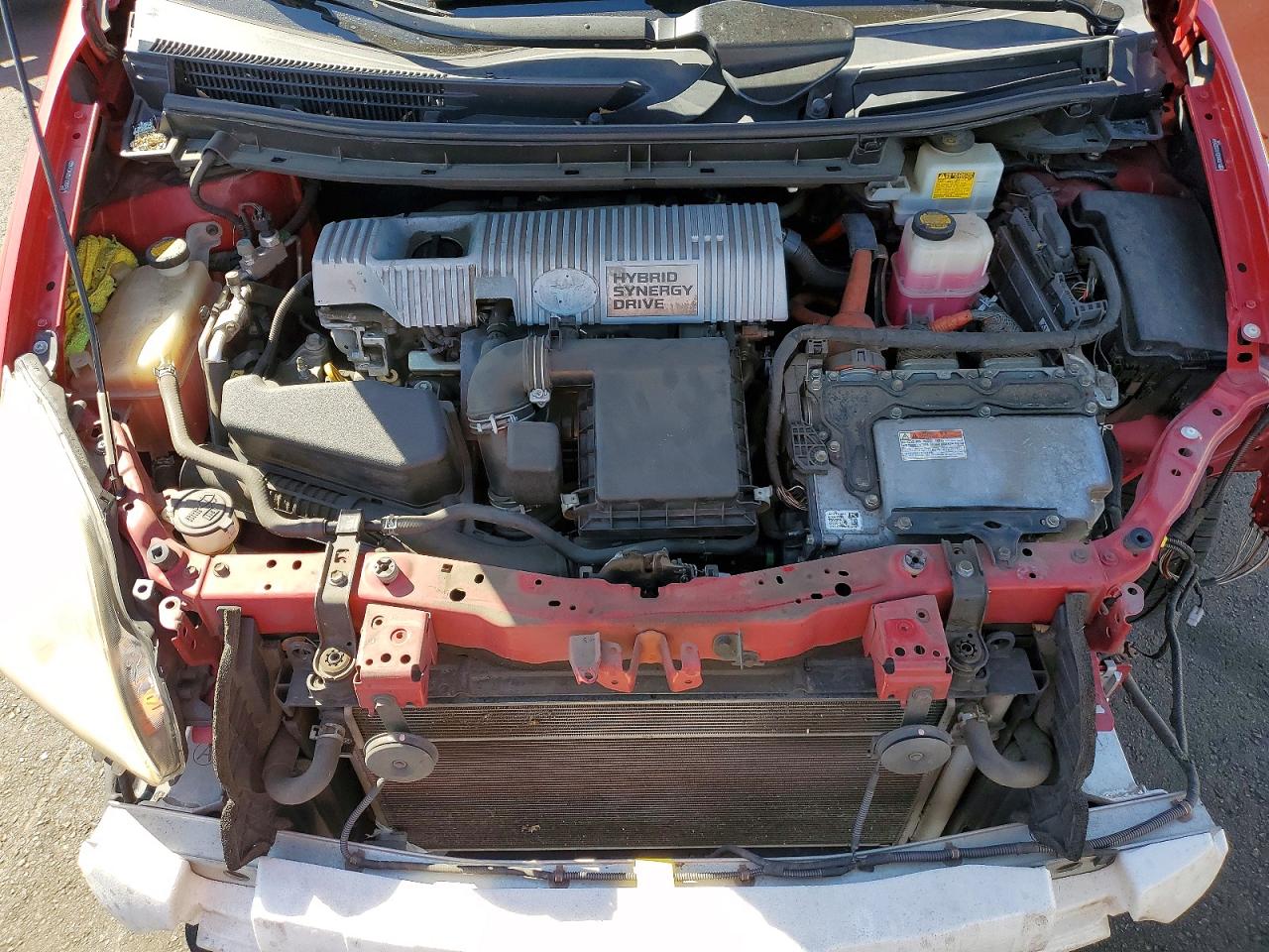 2012 Toyota Prius Two Red vin: JTDKN3DU1C0335569