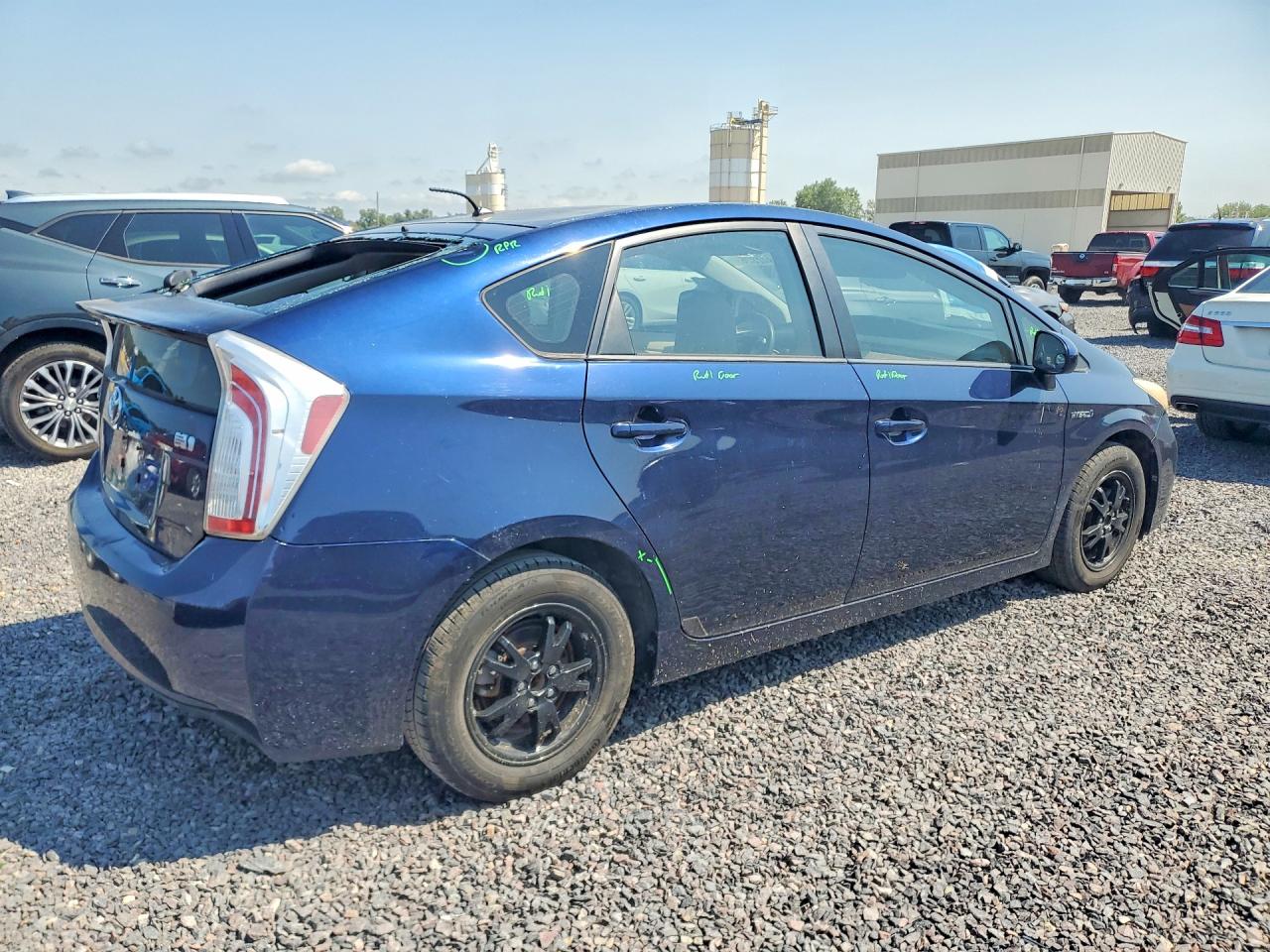 2012 Toyota Prius Two Blue vin: JTDKN3DU1C1483103
