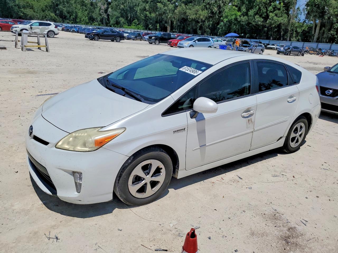 2012 Toyota Prius Two White vin: JTDKN3DU1C1485353