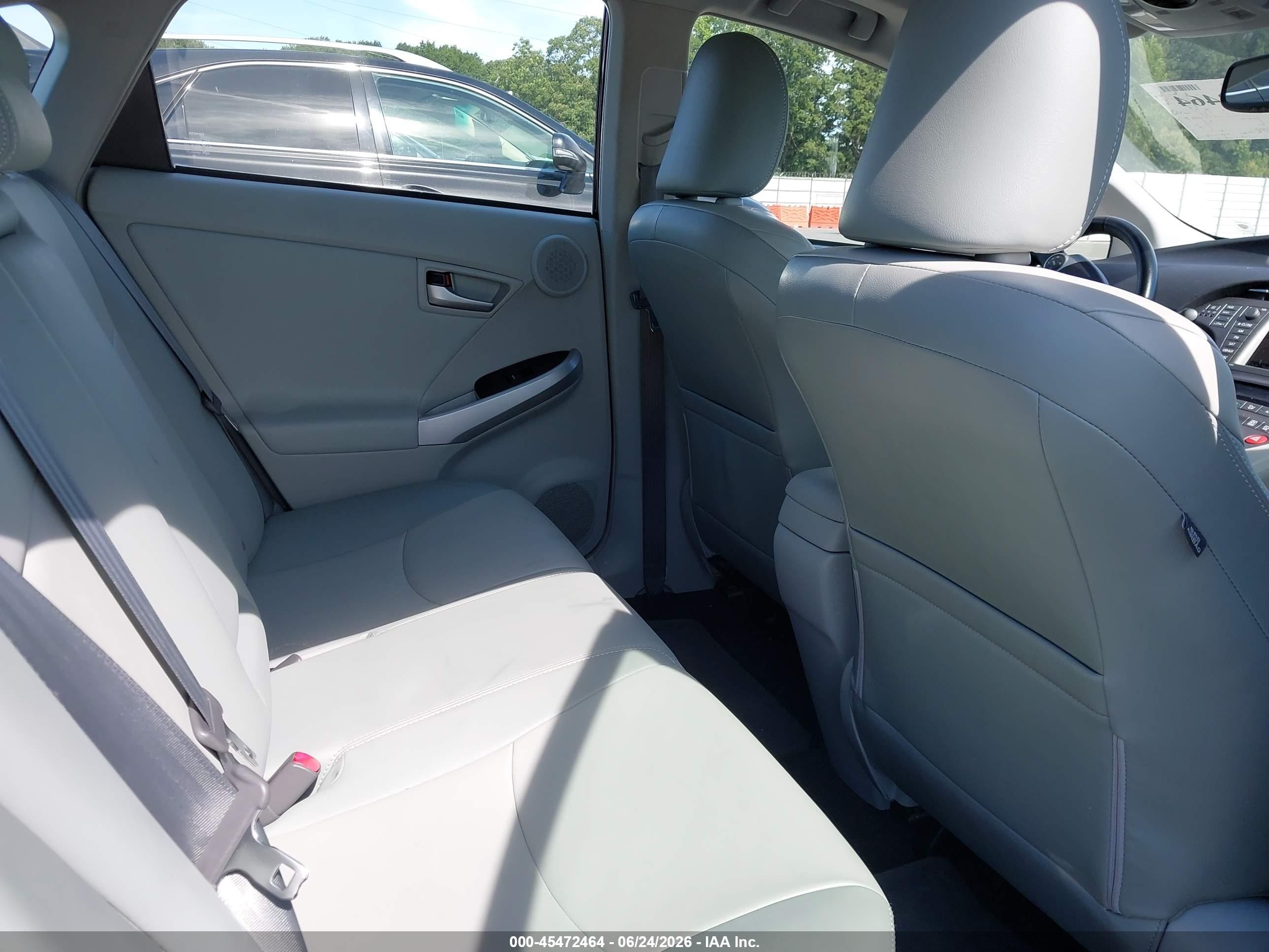 2012 Toyota Prius Four Черный vin: JTDKN3DU1C1486664