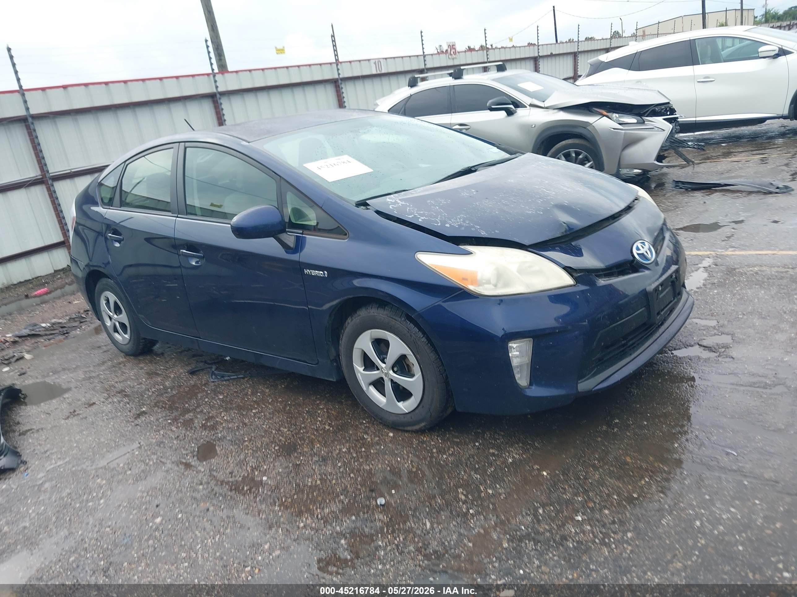 2012 Toyota Prius Two Blue vin: JTDKN3DU1C1490780