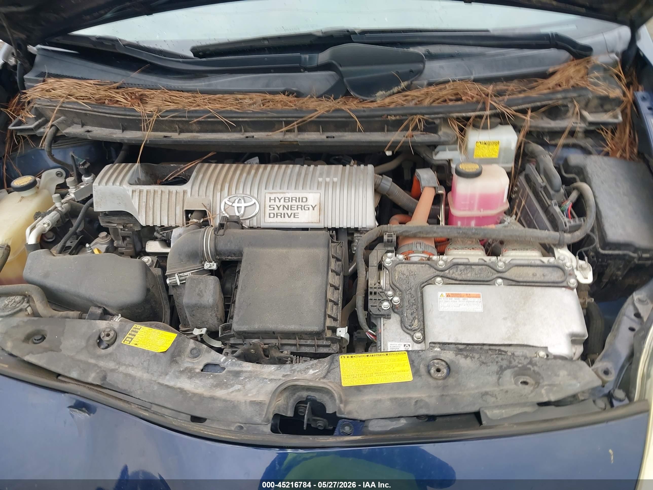 2012 Toyota Prius Two Blue vin: JTDKN3DU1C1490780