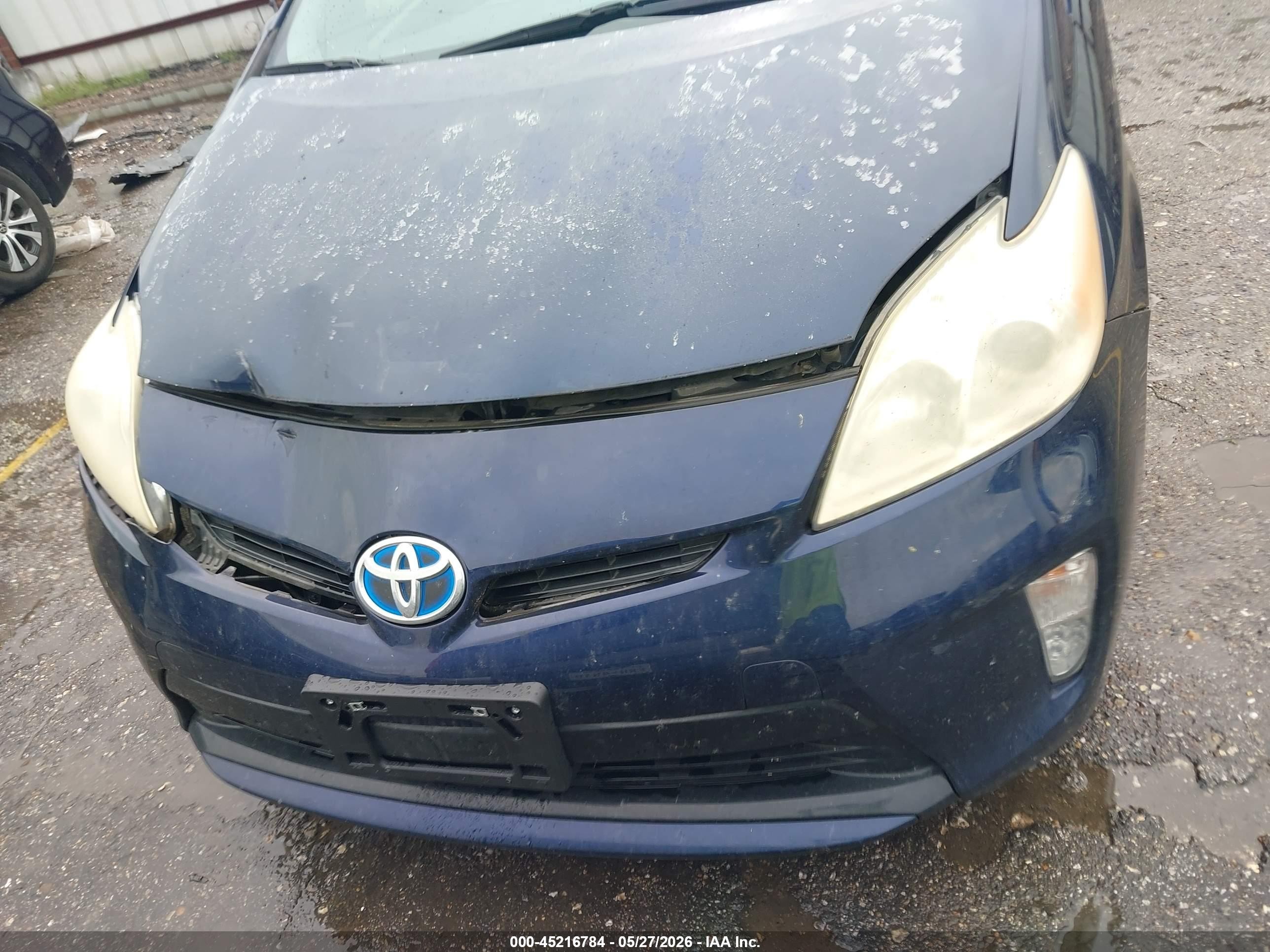 2012 Toyota Prius Two Blue vin: JTDKN3DU1C1490780