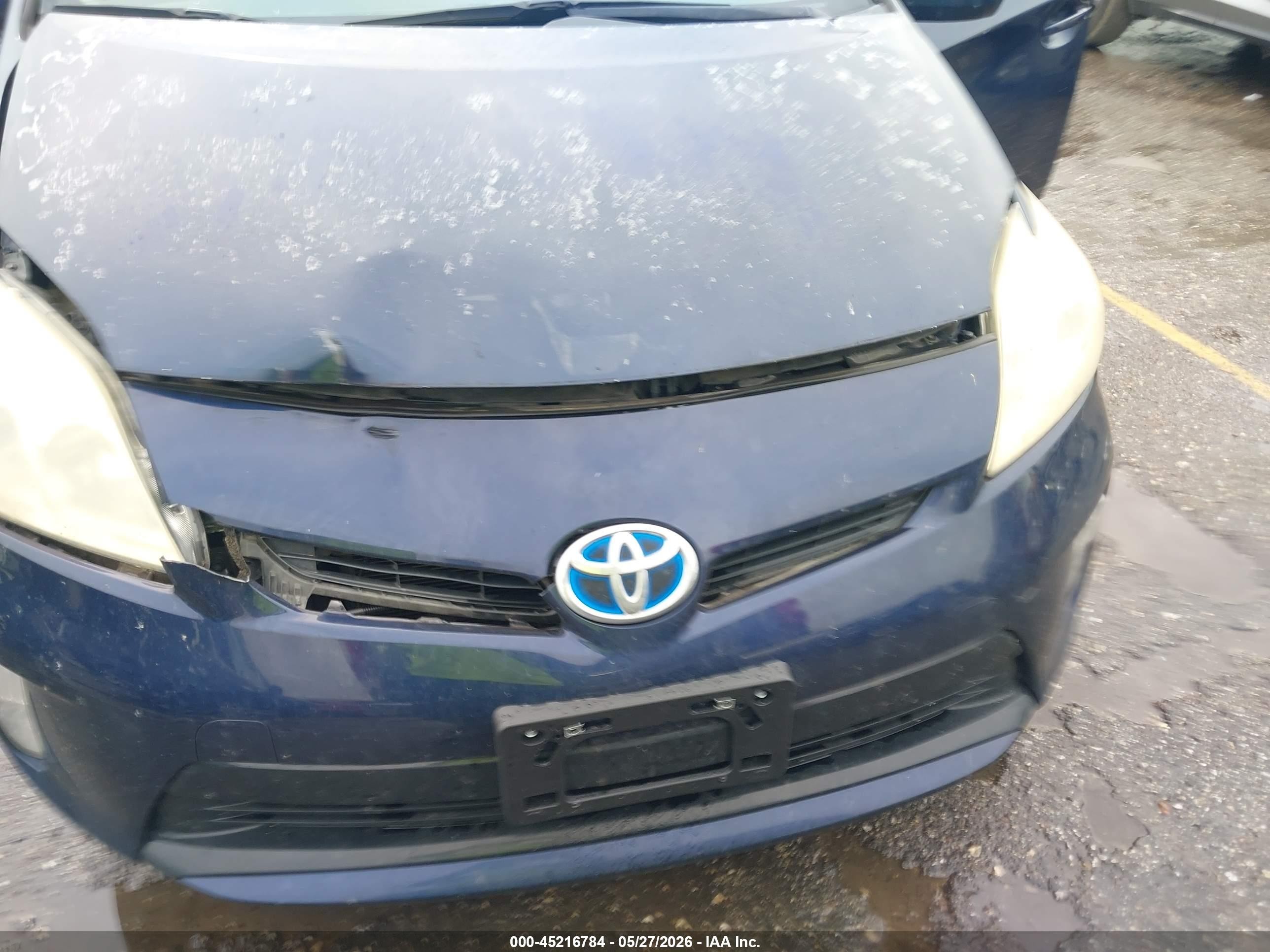 2012 Toyota Prius Two Blue vin: JTDKN3DU1C1490780