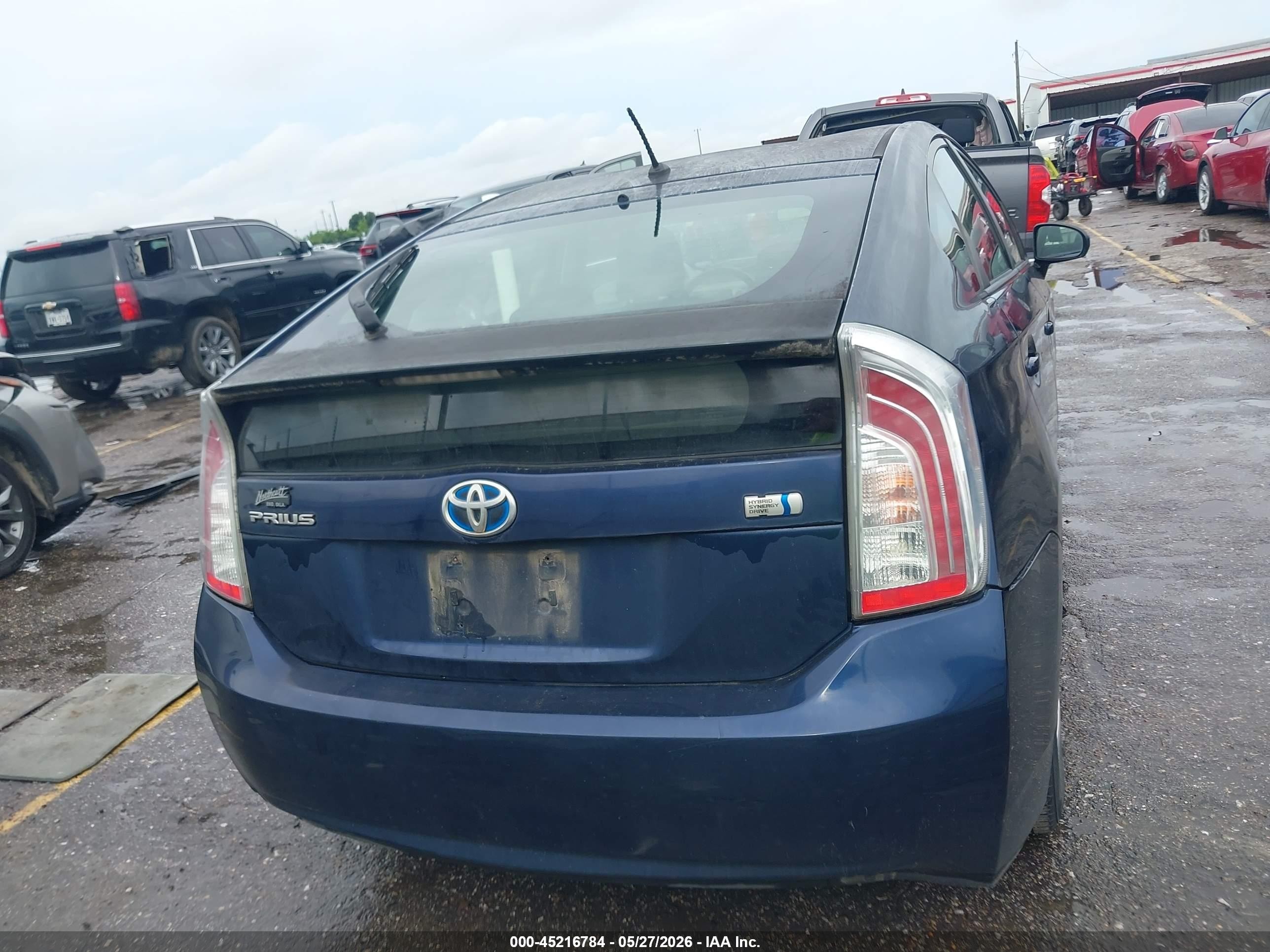 2012 Toyota Prius Two Blue vin: JTDKN3DU1C1490780