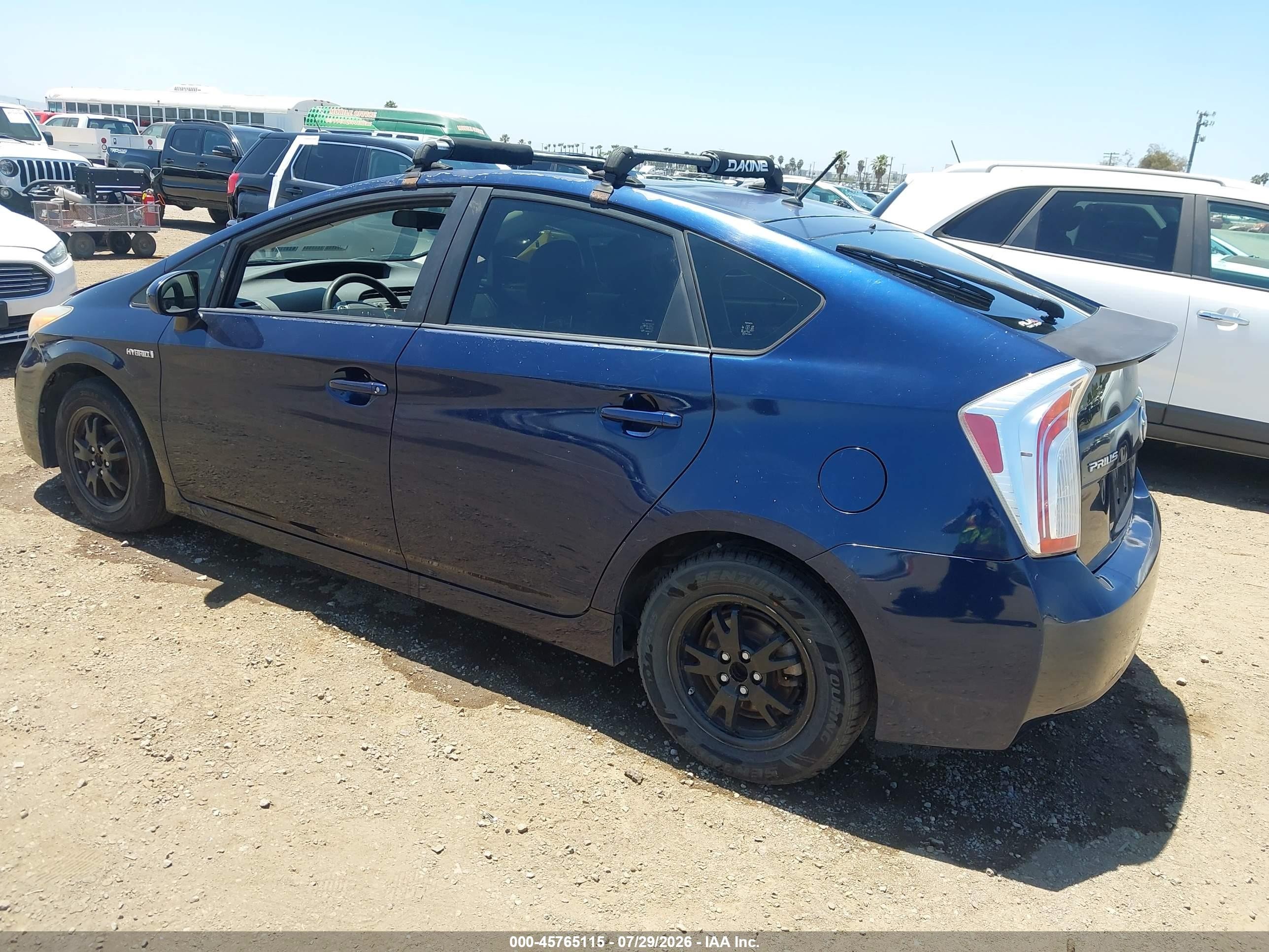 2012 Toyota Prius One Blue vin: JTDKN3DU1C1523499