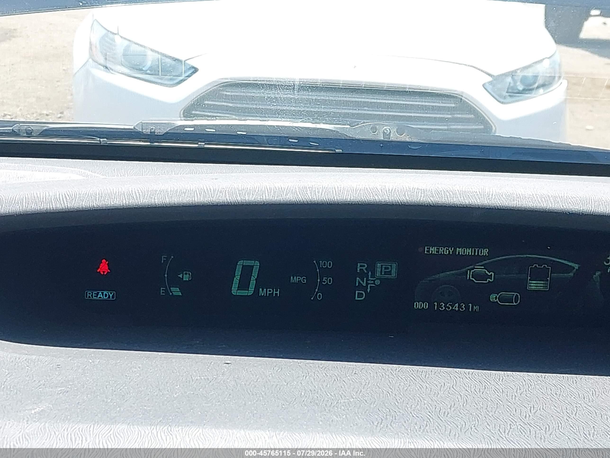 2012 Toyota Prius One Blue vin: JTDKN3DU1C1523499