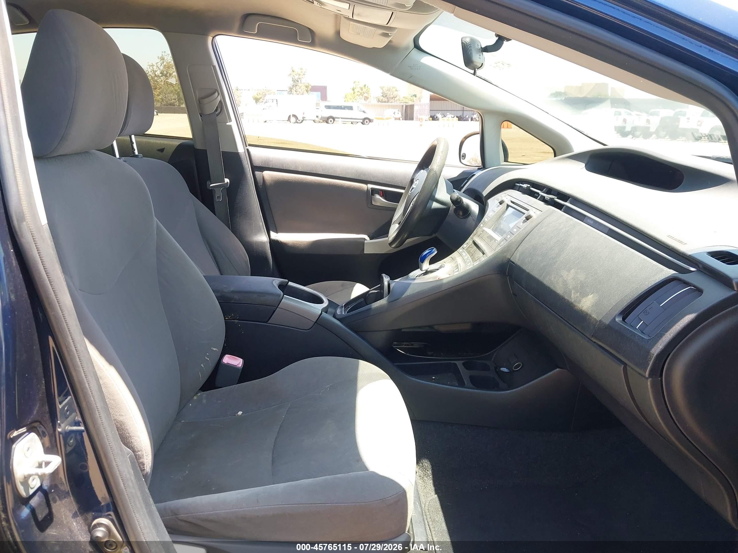 2012 Toyota Prius One Blue vin: JTDKN3DU1C1523499