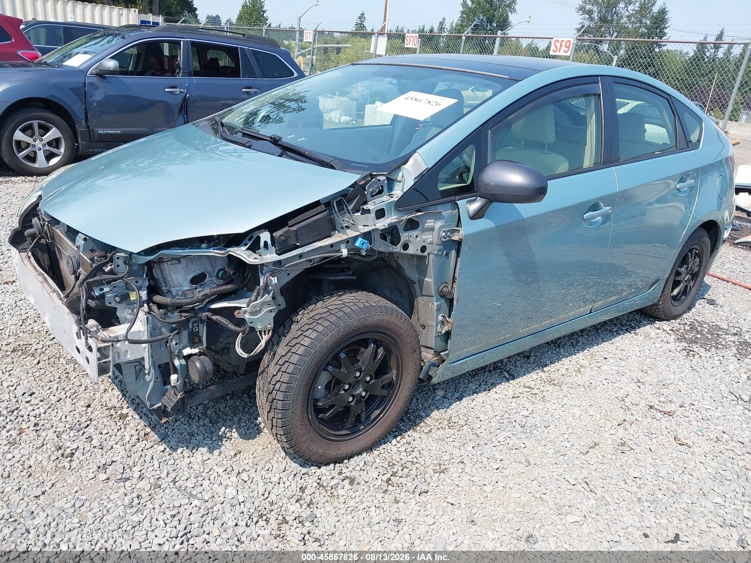 2012 Toyota Prius Five/four/one/three/two Серебряный vin: JTDKN3DU1C1533238
