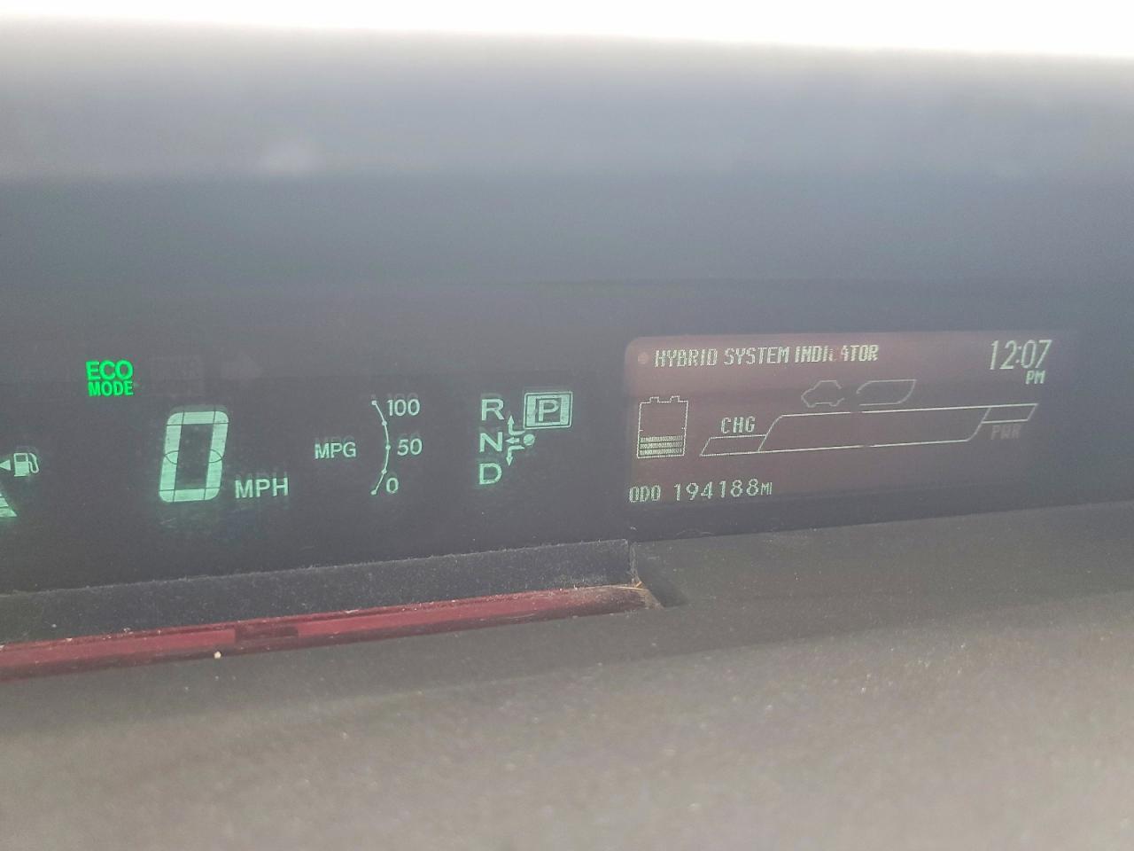 2012 Toyota Prius Three Red vin: JTDKN3DU1C1533403