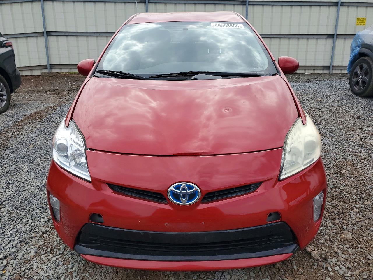 2012 Toyota Prius Three Red vin: JTDKN3DU1C1533403