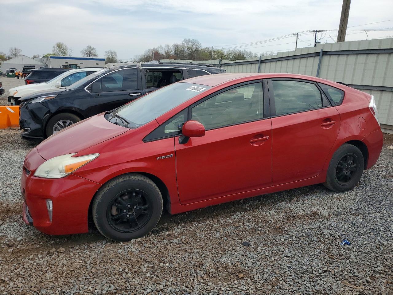 2012 Toyota Prius Three Red vin: JTDKN3DU1C1533403