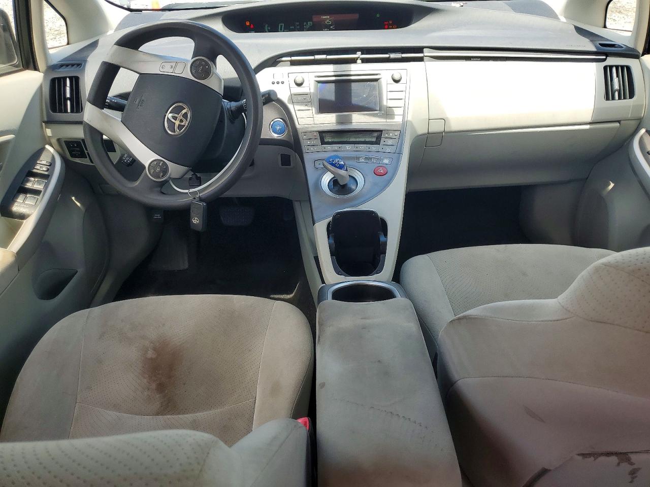 2012 Toyota Prius Two Синий vin: JTDKN3DU1C1547270