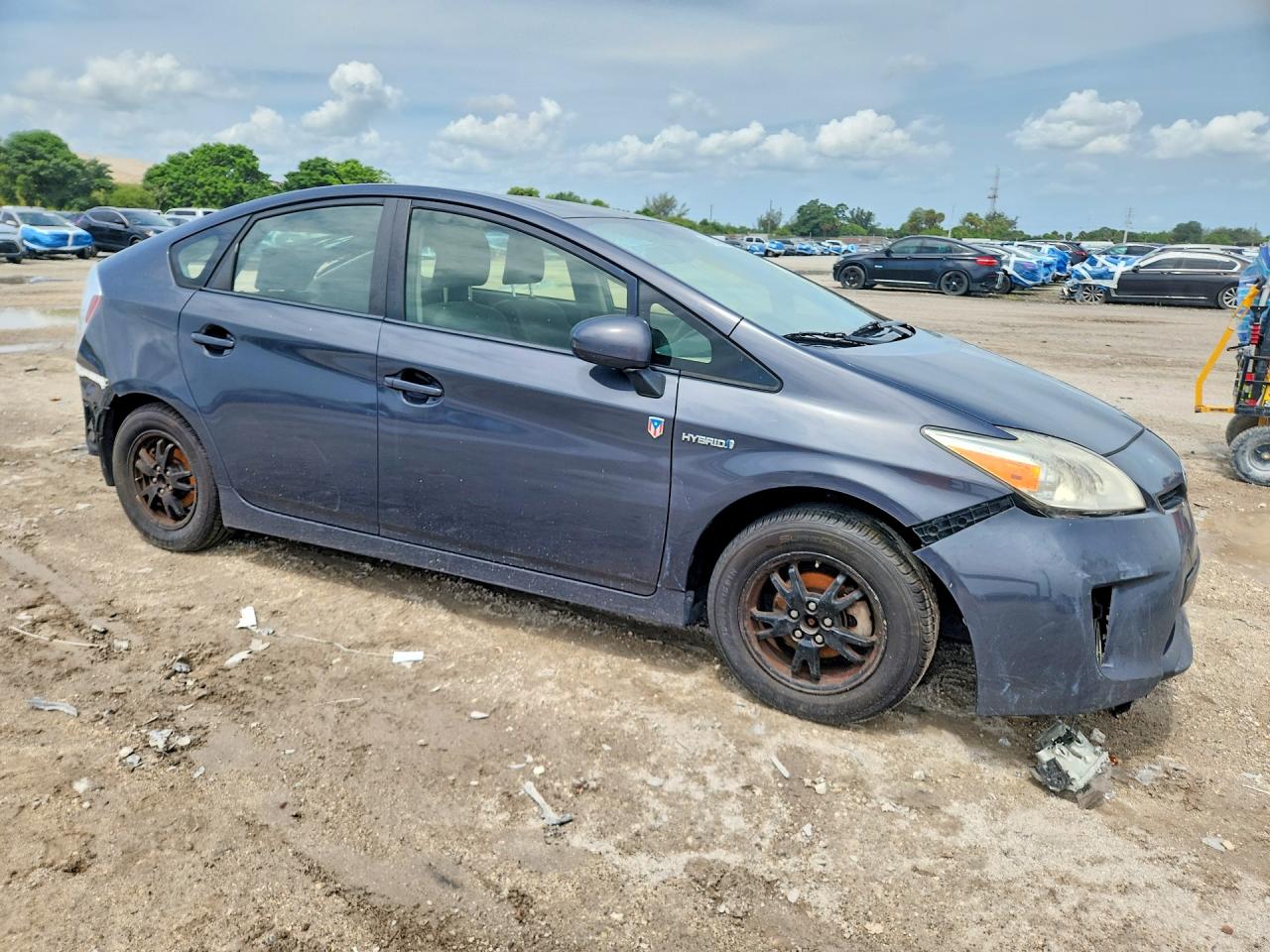2012 Toyota Prius Two Gray vin: JTDKN3DU1C1554901
