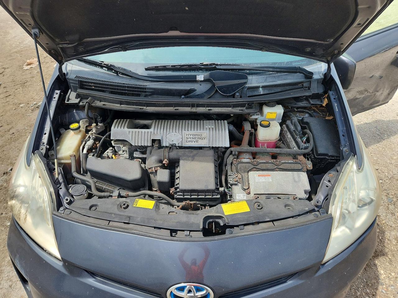 2012 Toyota Prius Two Gray vin: JTDKN3DU1C1554901