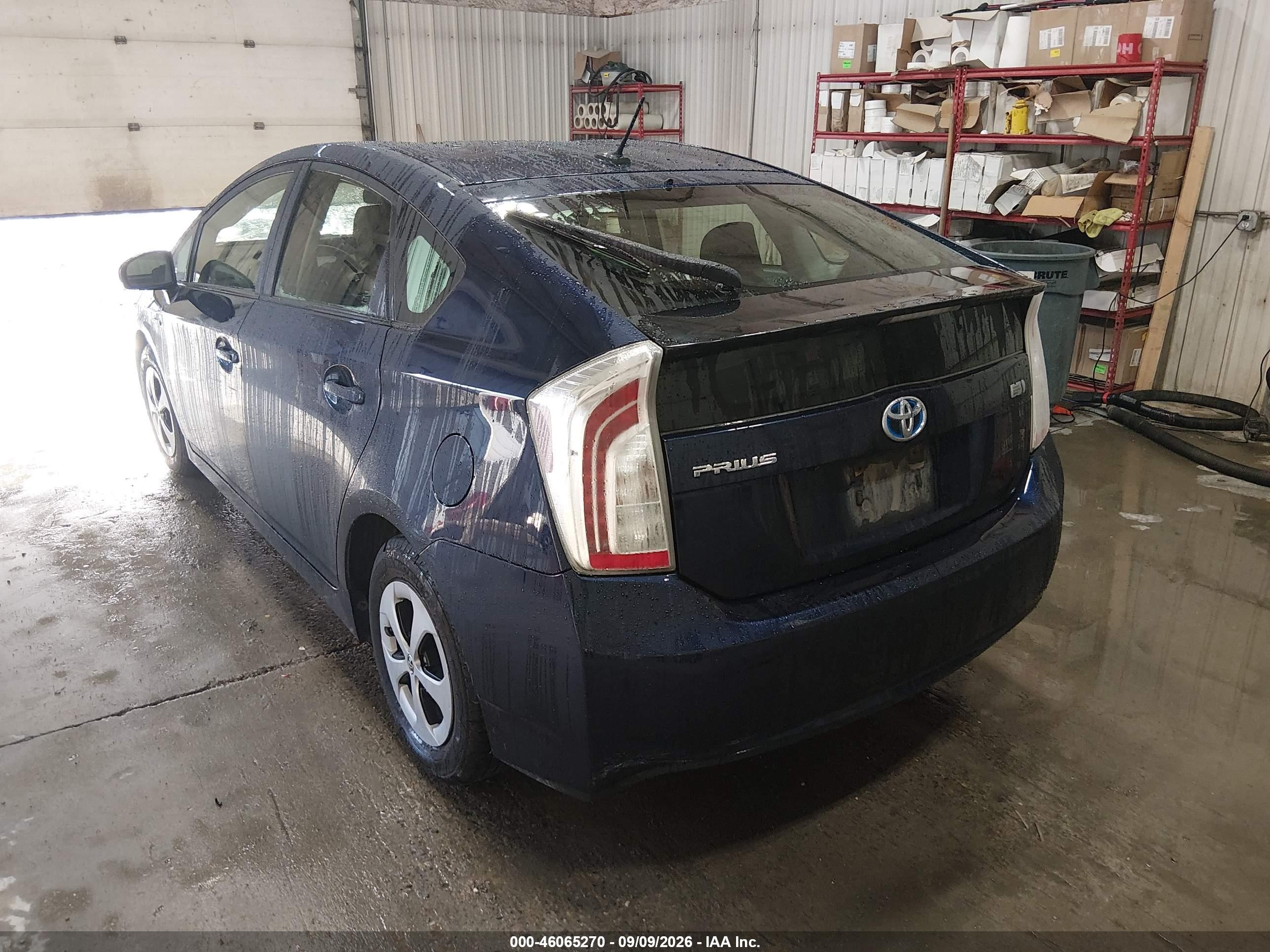 2012 Toyota Prius Three Blue vin: JTDKN3DU1C1556423