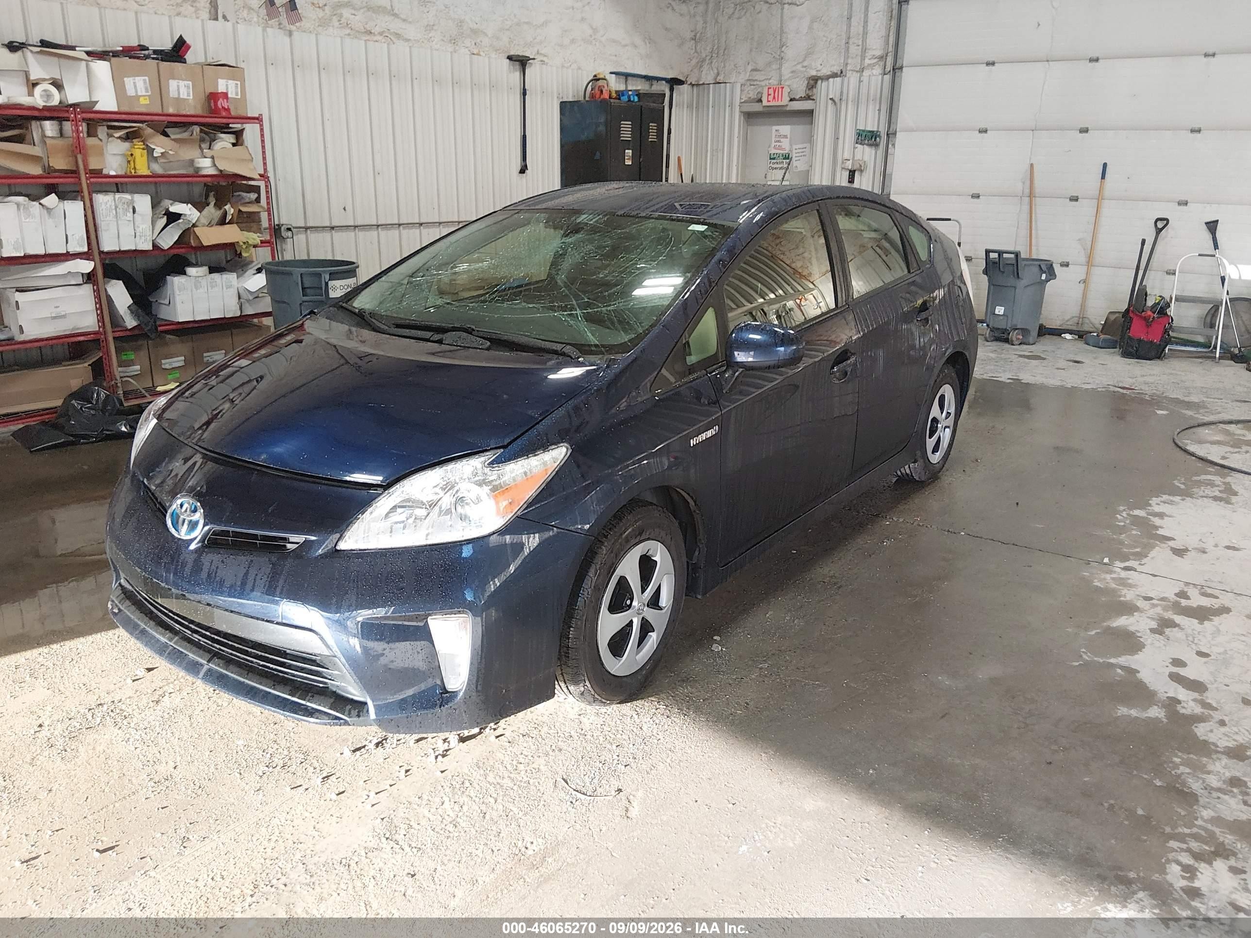 2012 Toyota Prius Three Blue vin: JTDKN3DU1C1556423