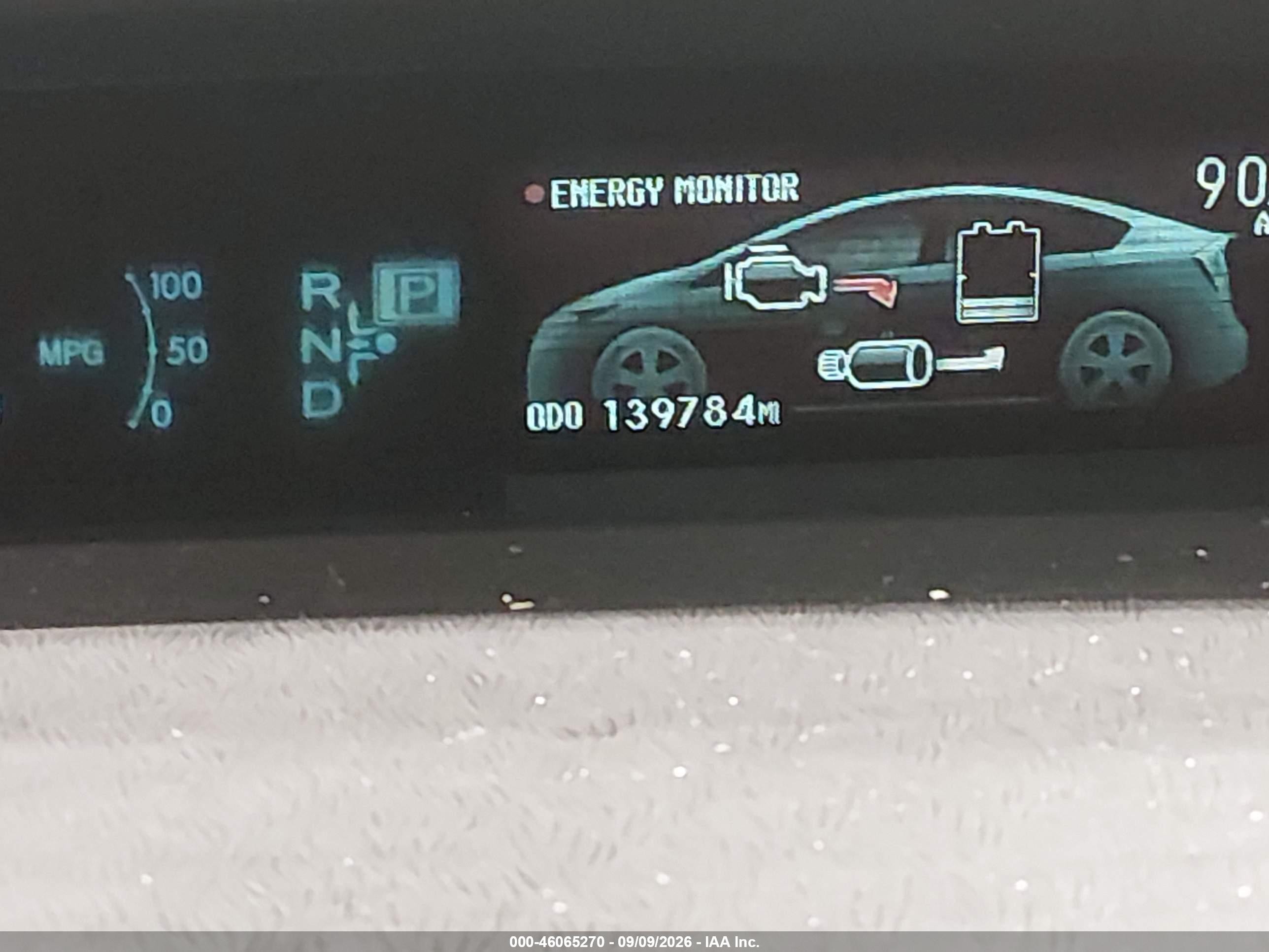 2012 Toyota Prius Three Blue vin: JTDKN3DU1C1556423