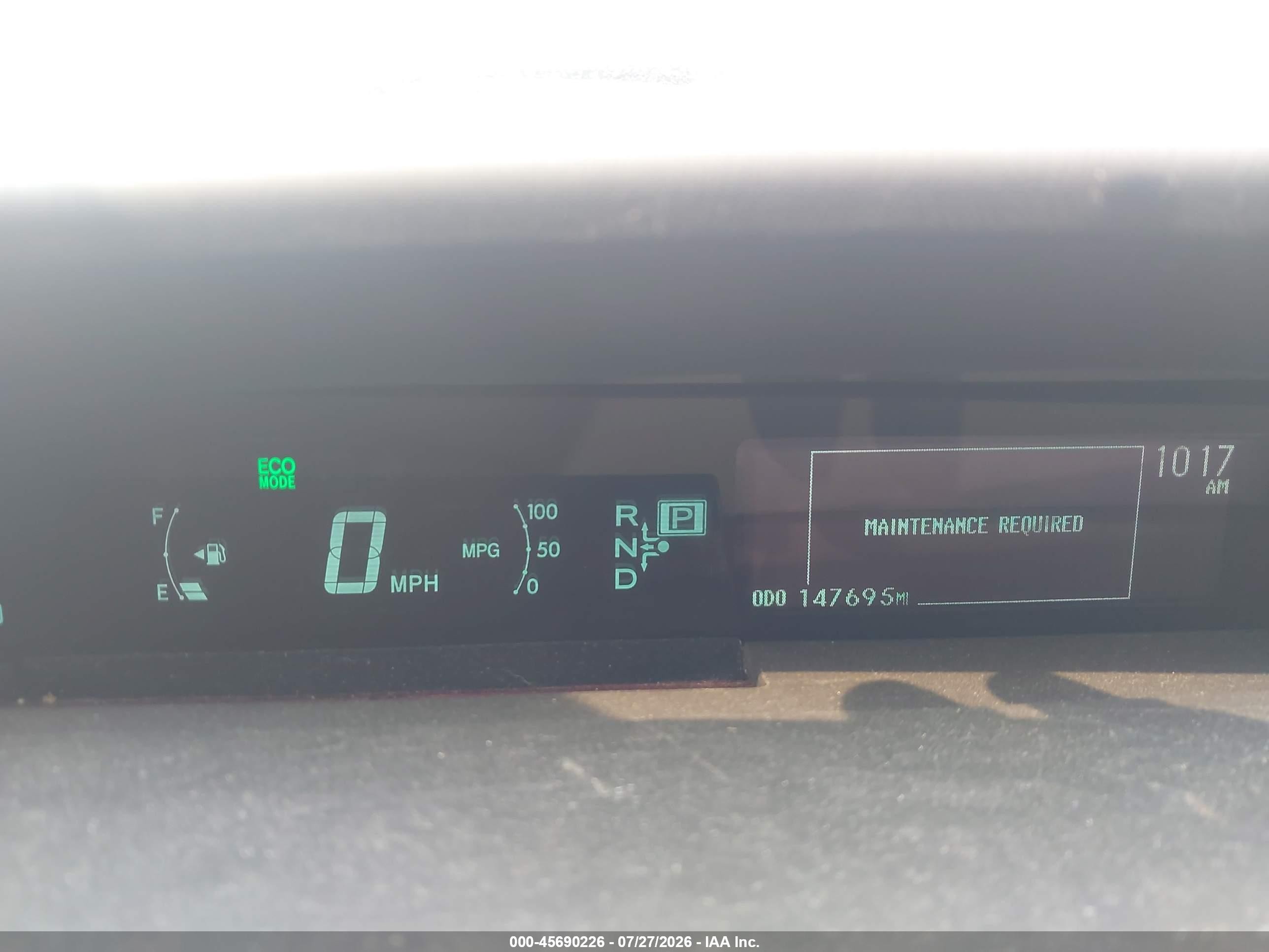 2012 Toyota Prius Two White vin: JTDKN3DU1C5464611