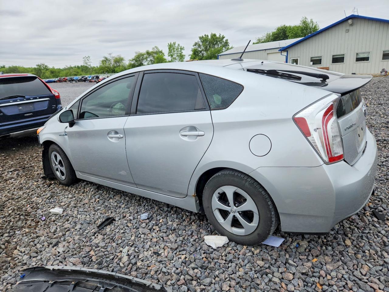 2012 Toyota Prius Four Серебряный vin: JTDKN3DU1C5465211