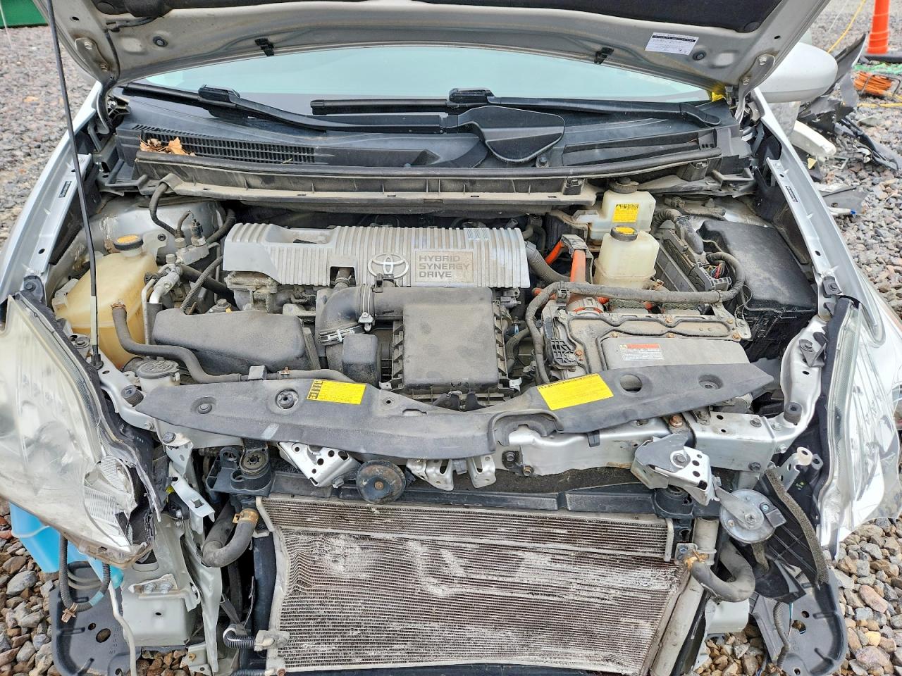 2012 Toyota Prius Four Серебряный vin: JTDKN3DU1C5465211