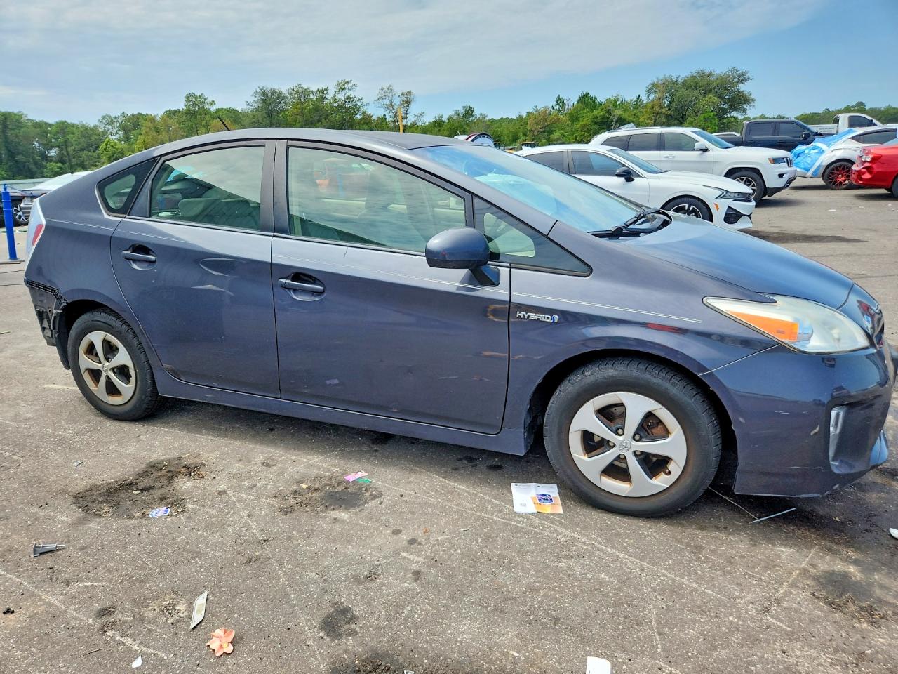 2012 Toyota Prius Two Gray vin: JTDKN3DU1C5481036