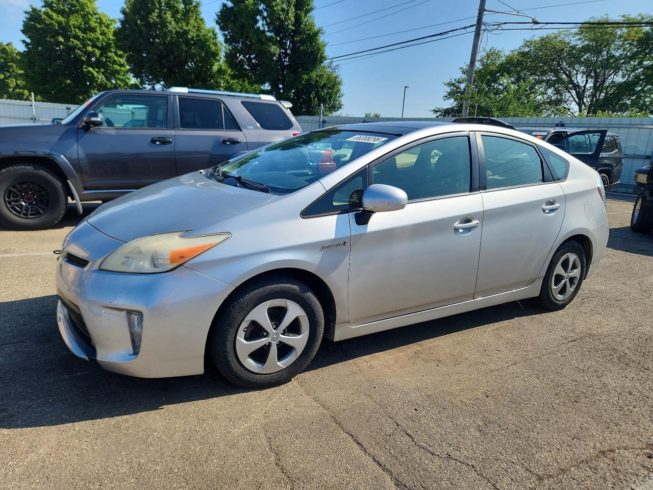 2012 Toyota Prius Three Silver vin: JTDKN3DU1C5488228