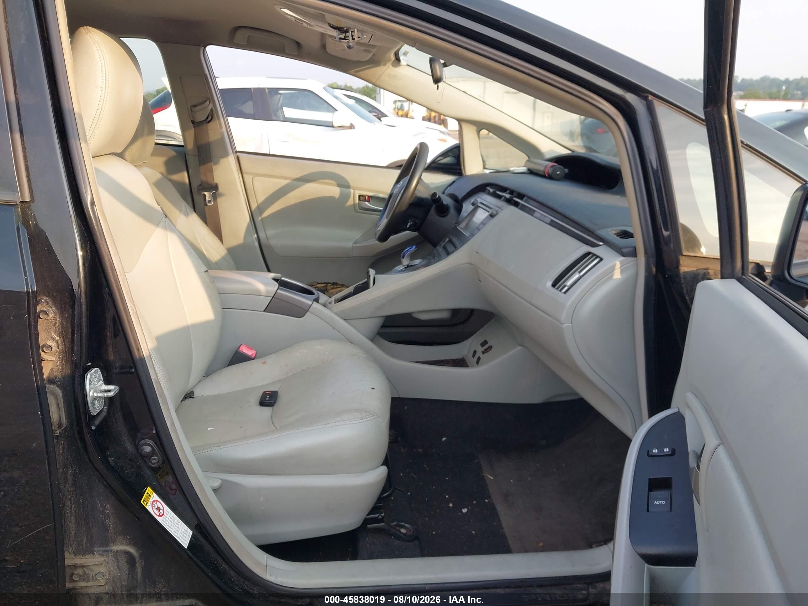 2012 Toyota Prius   Black vin: JTDKN3DU1C5497852