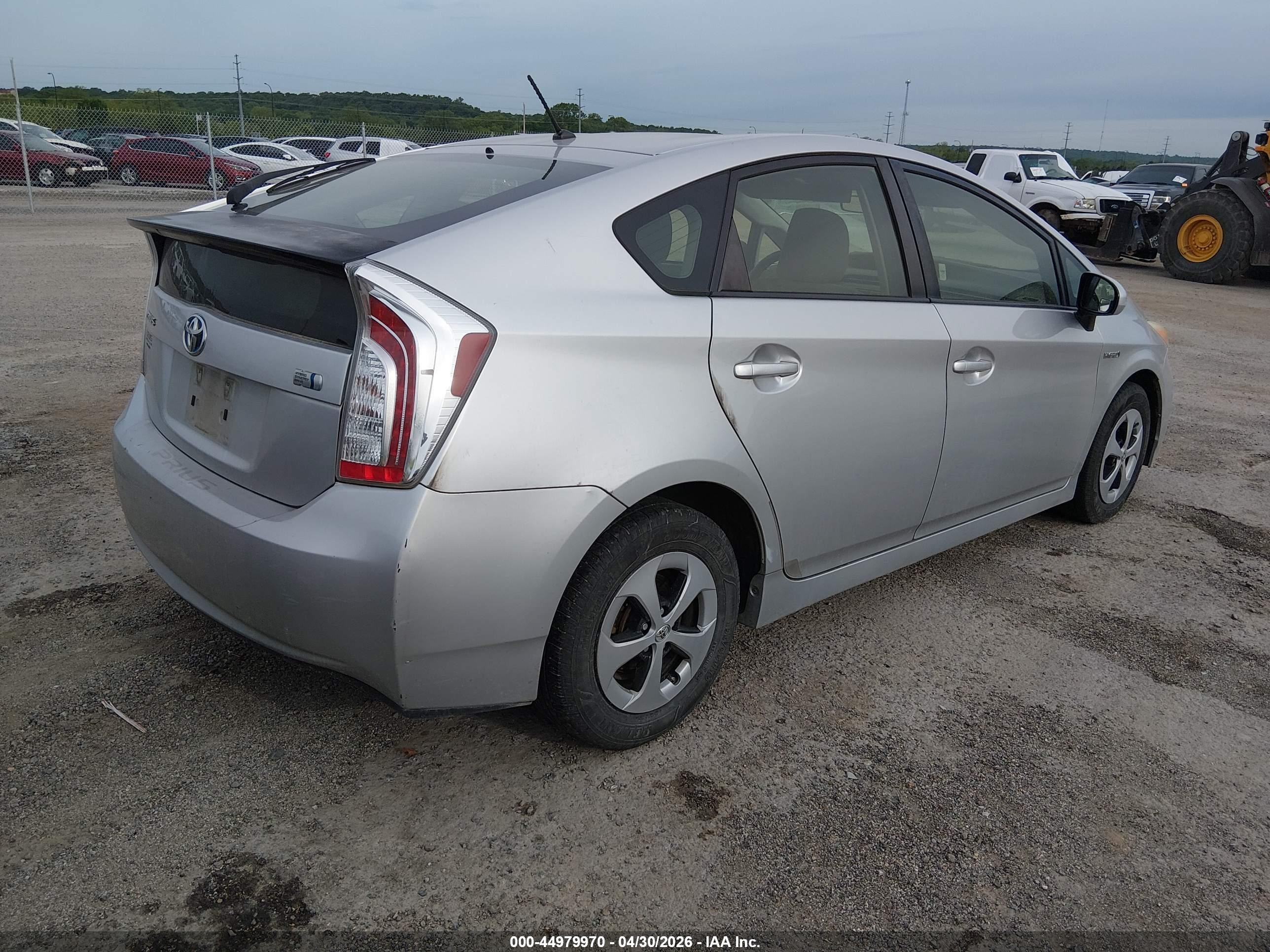 2012 Toyota Prius Two Silver vin: JTDKN3DU1C5500376