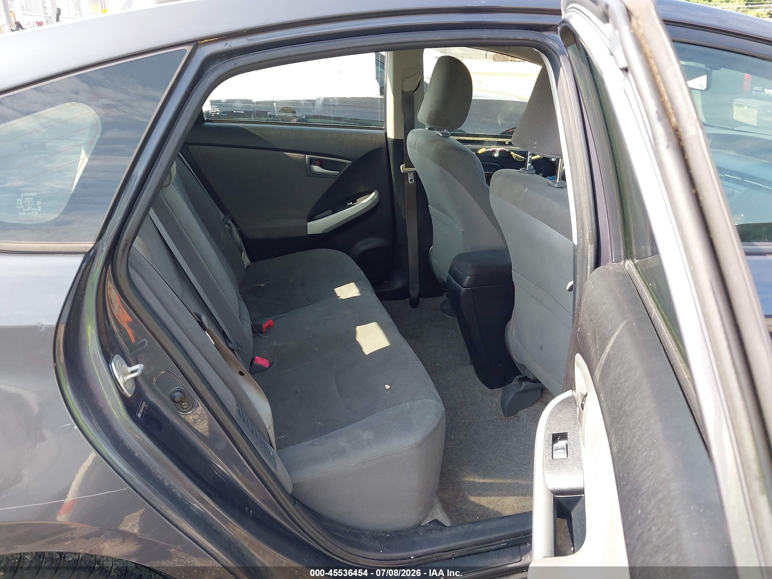 2012 Toyota Prius Three Gray vin: JTDKN3DU1C5525018