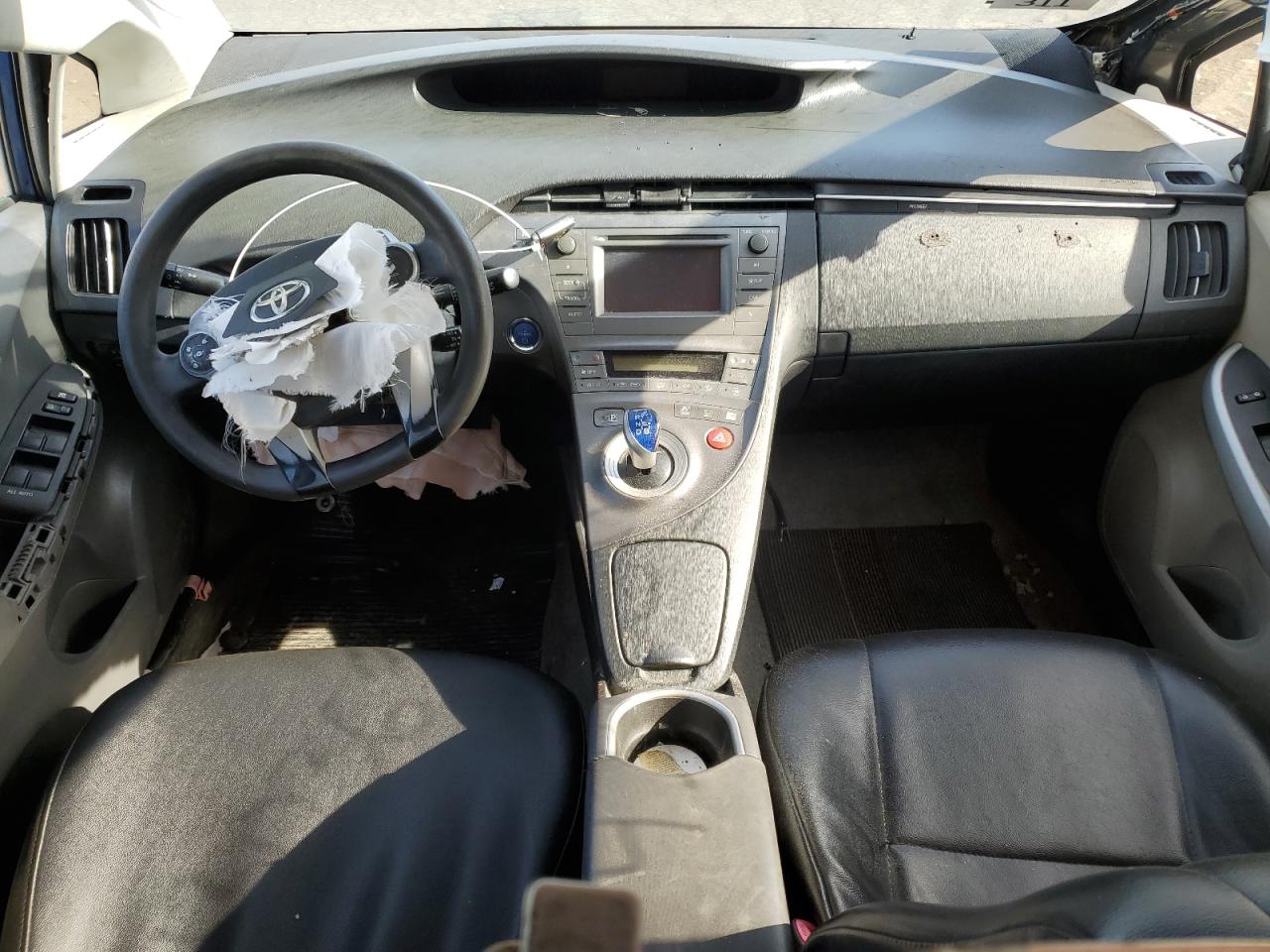2013 Toyota Prius White vin: JTDKN3DU1D1630666