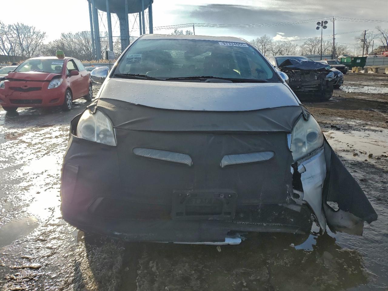 2013 Toyota Prius Silver vin: JTDKN3DU1D1684503
