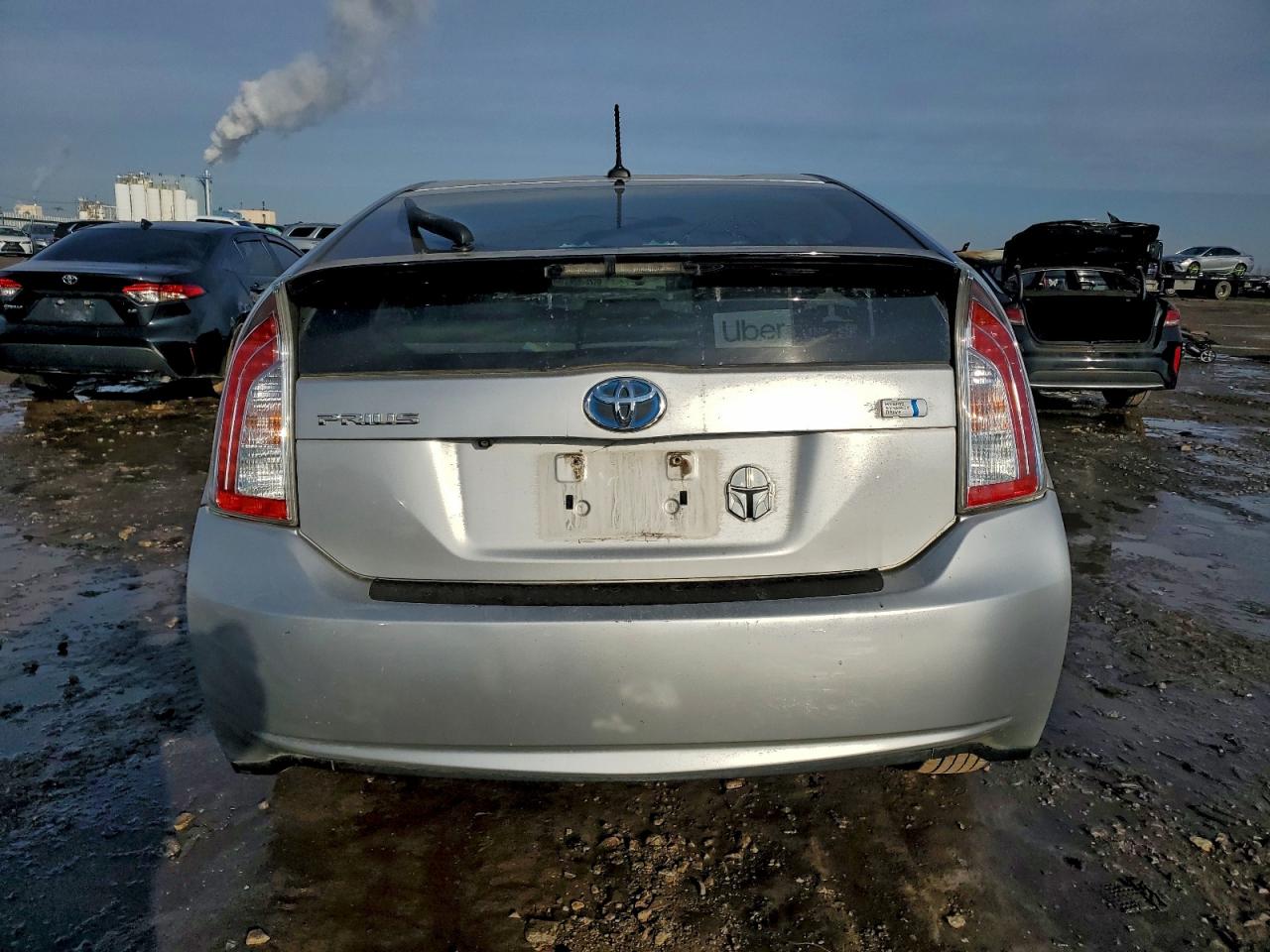 2013 Toyota Prius Silver vin: JTDKN3DU1D1684503