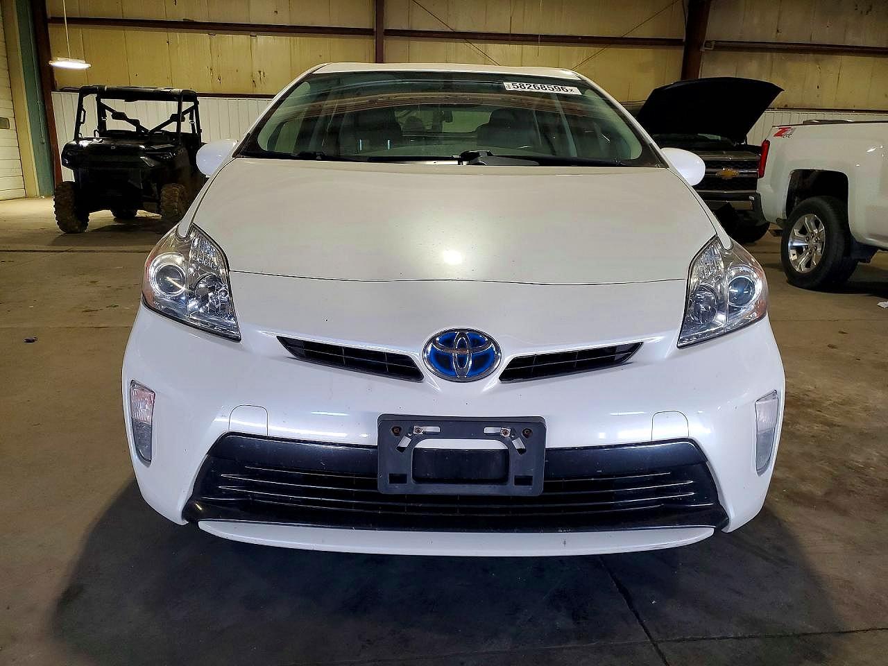 2013 Toyota Prius White vin: JTDKN3DU1D5539809