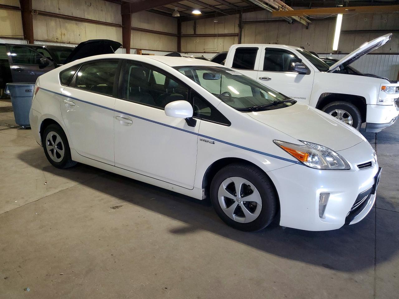 2013 Toyota Prius White vin: JTDKN3DU1D5539809