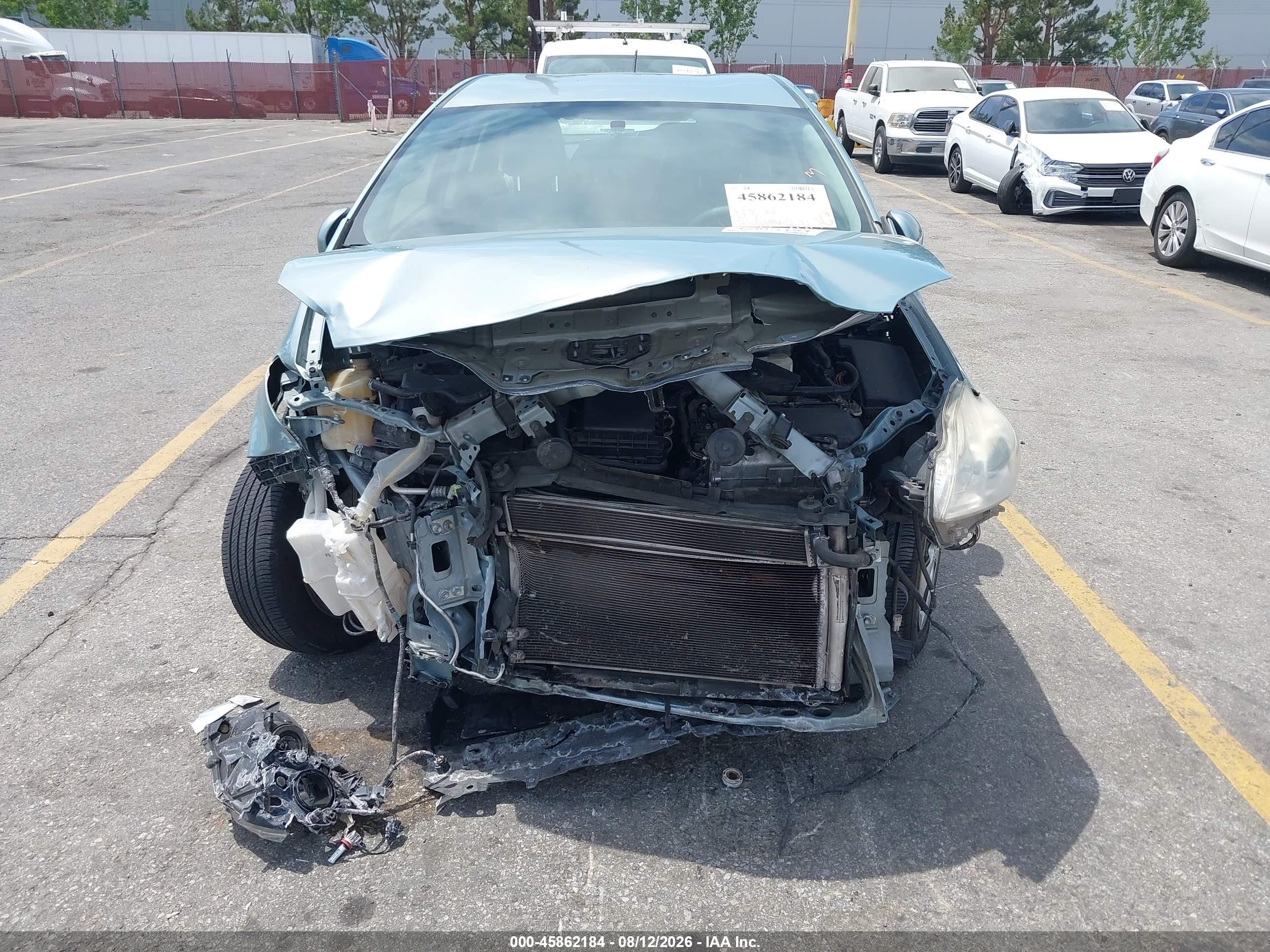 2013 Toyota Prius Three Light Blue vin: JTDKN3DU1D5569974