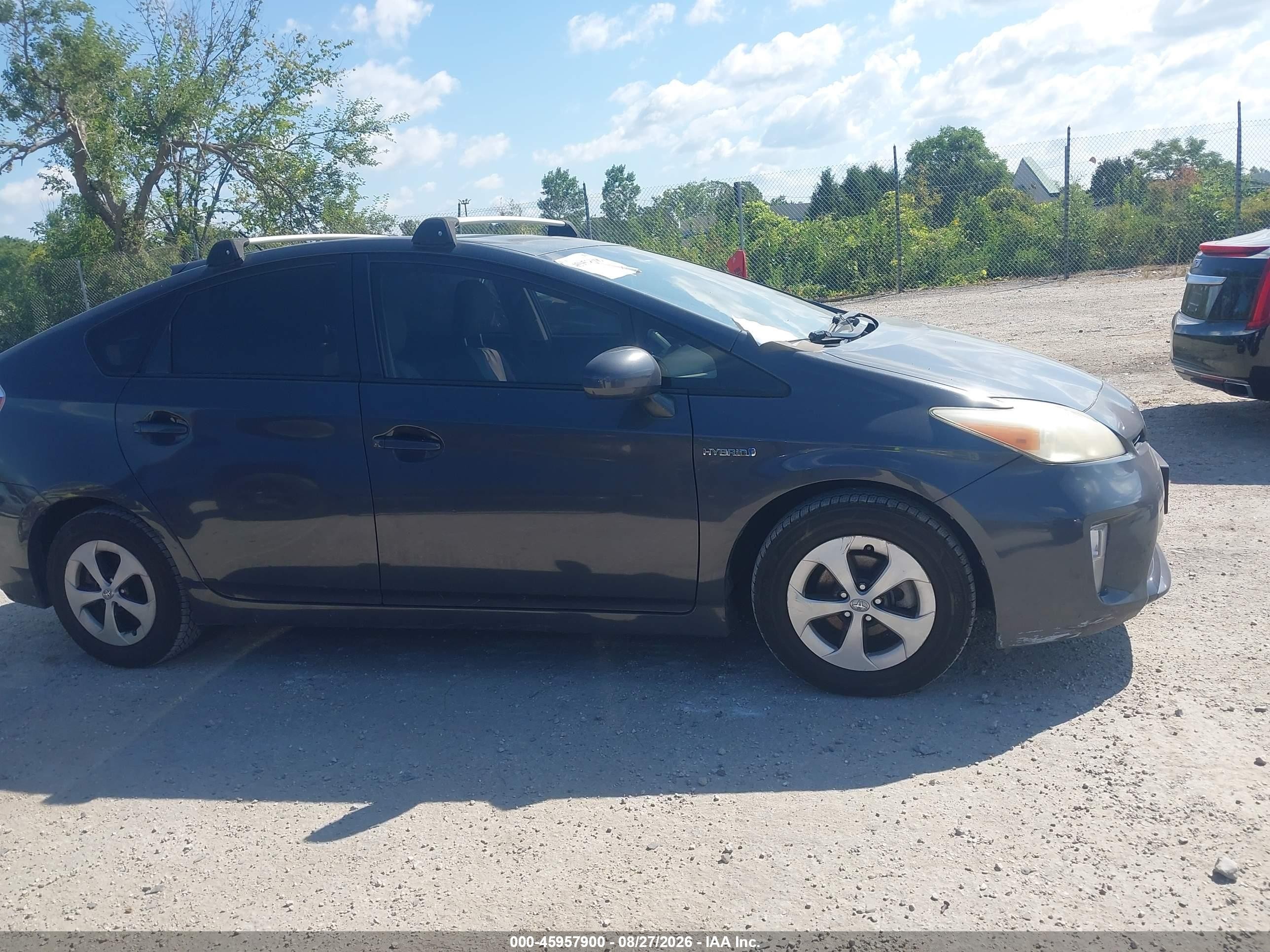 2013 Toyota Prius Two Black vin: JTDKN3DU1D5597094
