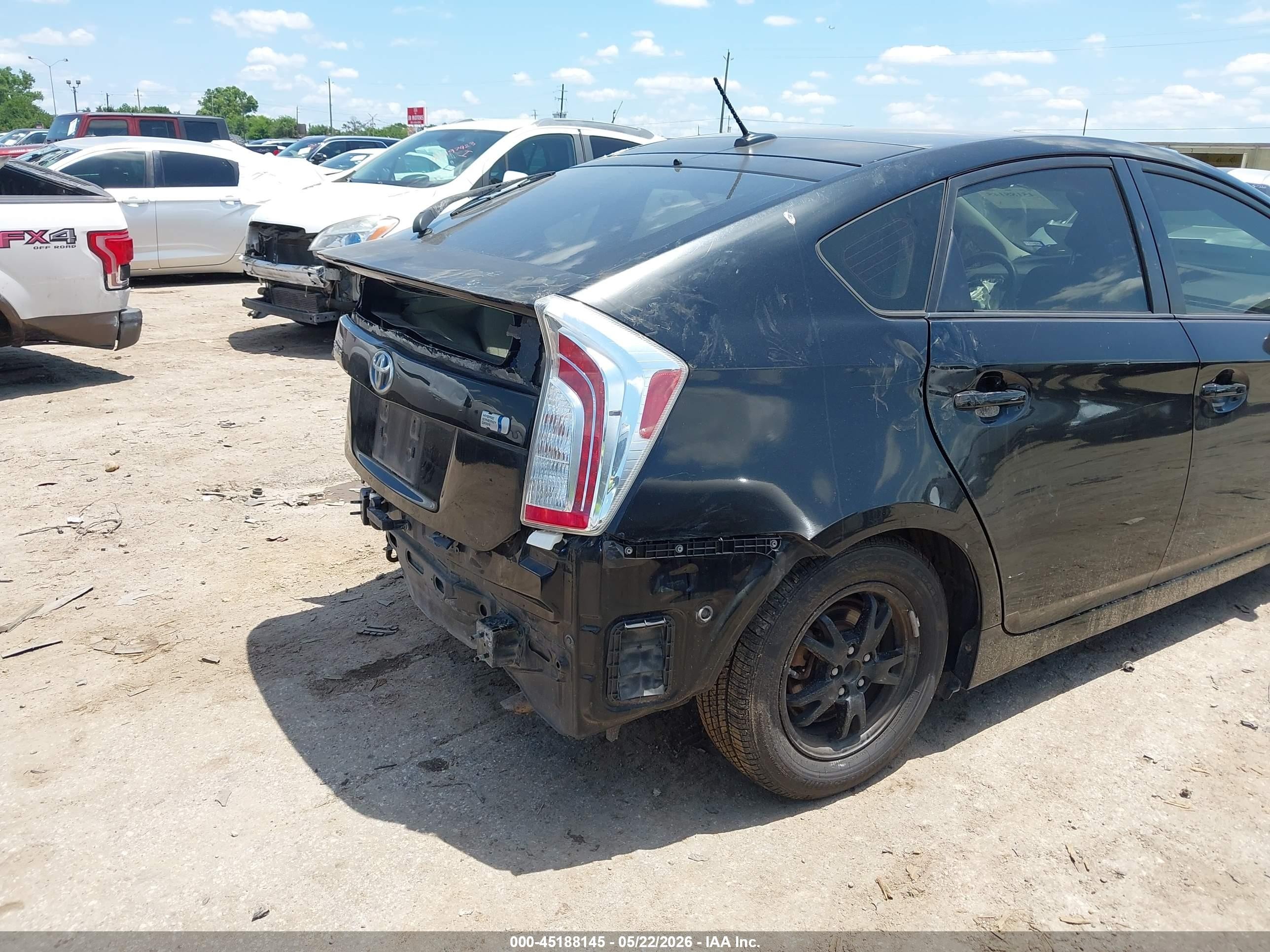 2013 Toyota Prius Three Black vin: JTDKN3DU1D5655897