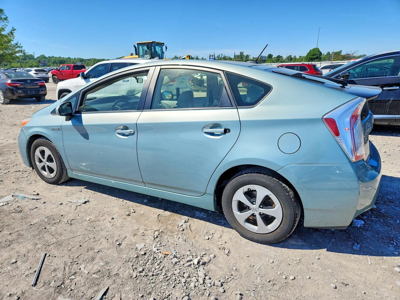 2014 Toyota Prius Three Turquoise vin: JTDKN3DU1E1843506