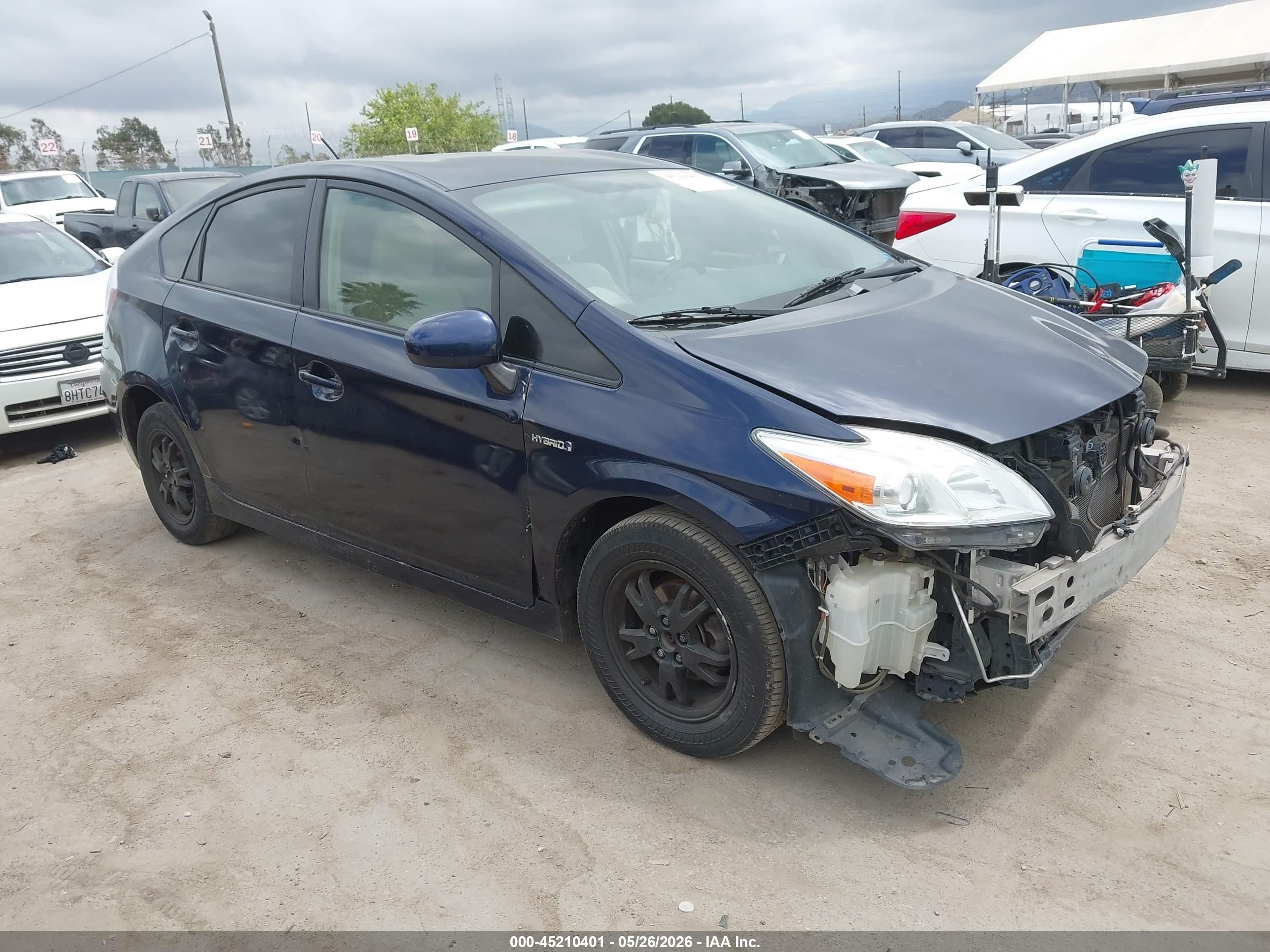 2015 Toyota Prius Two Dark Blue vin: JTDKN3DU1F0455411