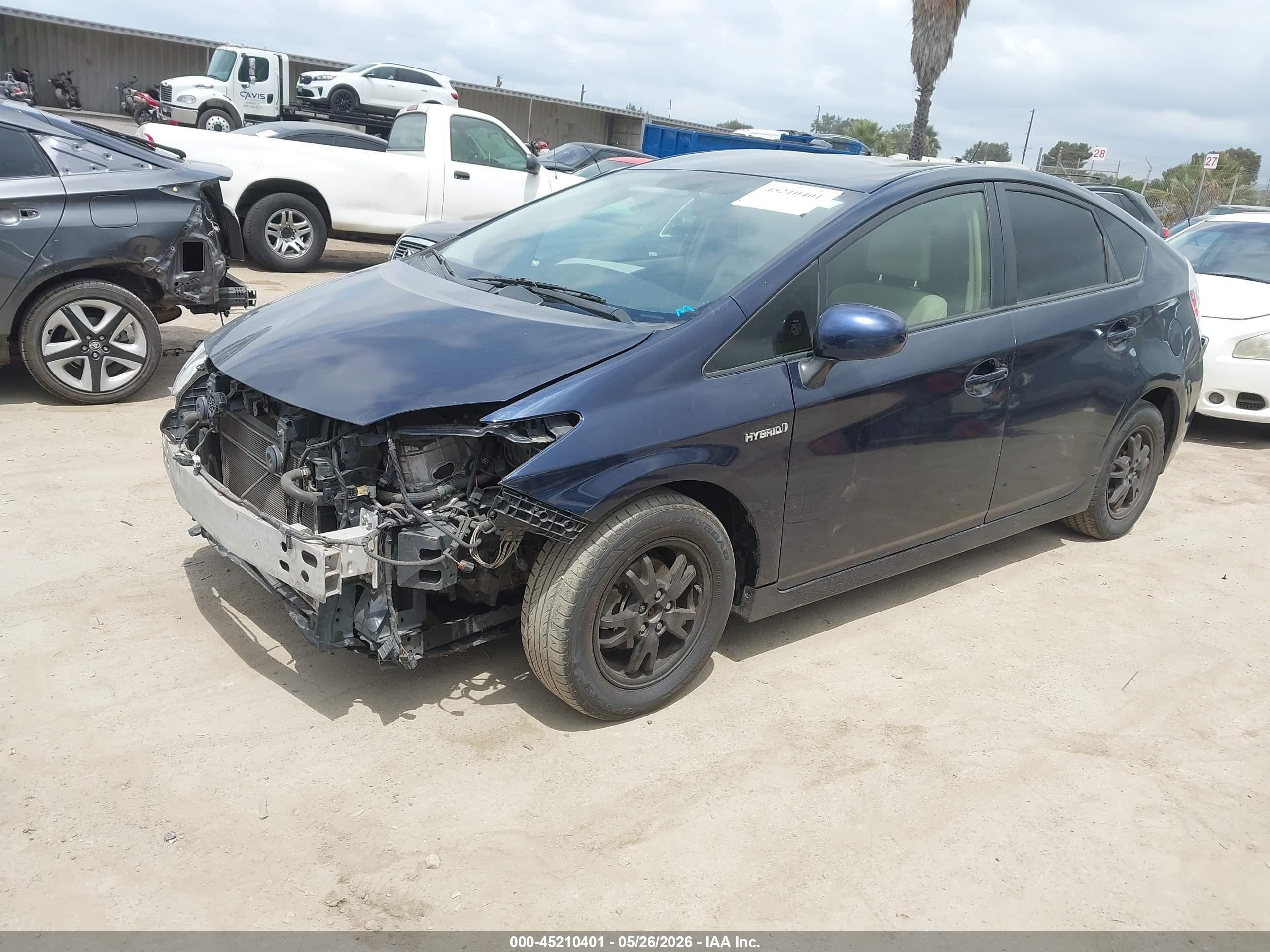 2015 Toyota Prius Two Dark Blue vin: JTDKN3DU1F0455411