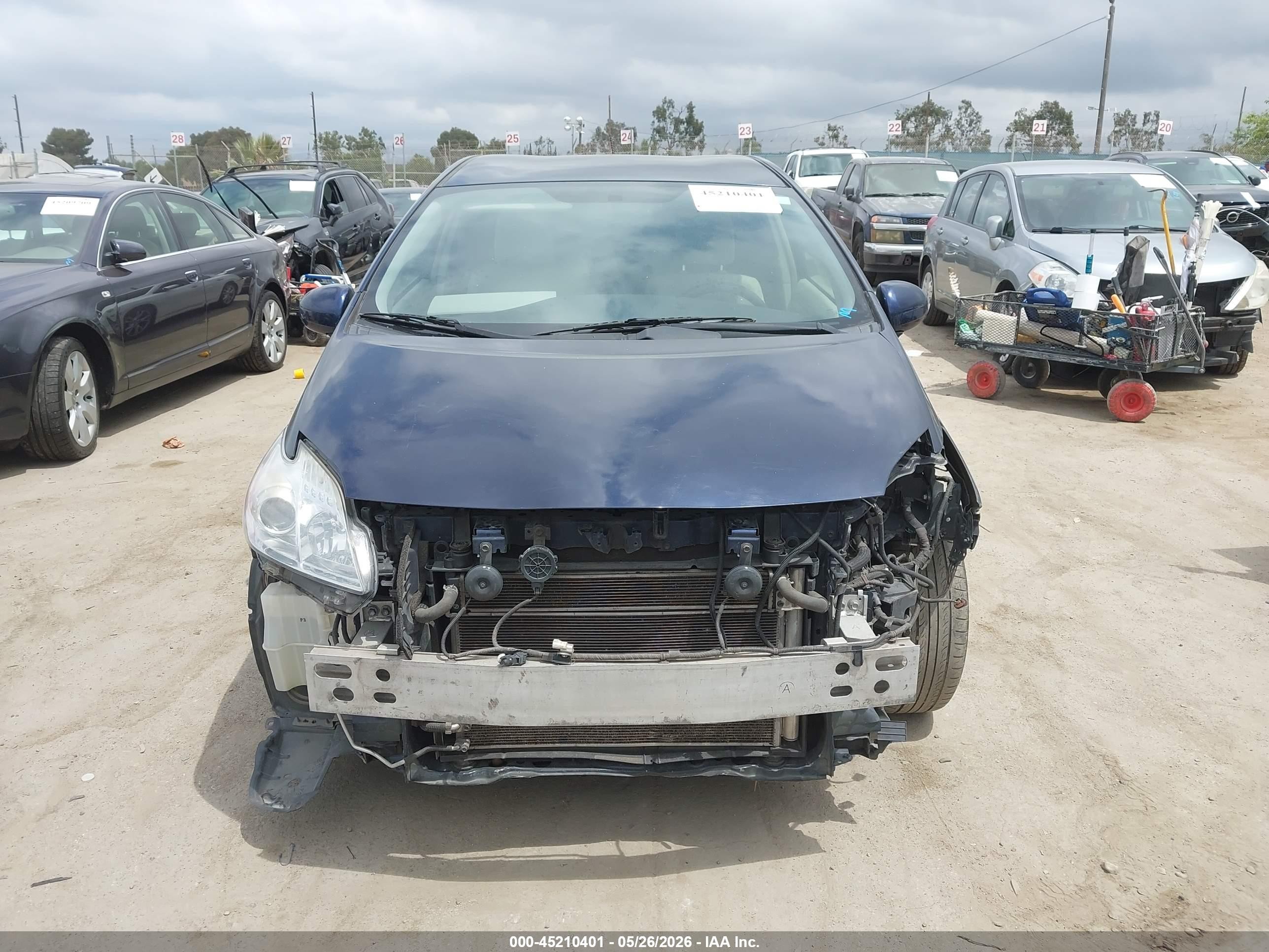 2015 Toyota Prius Two Dark Blue vin: JTDKN3DU1F0455411