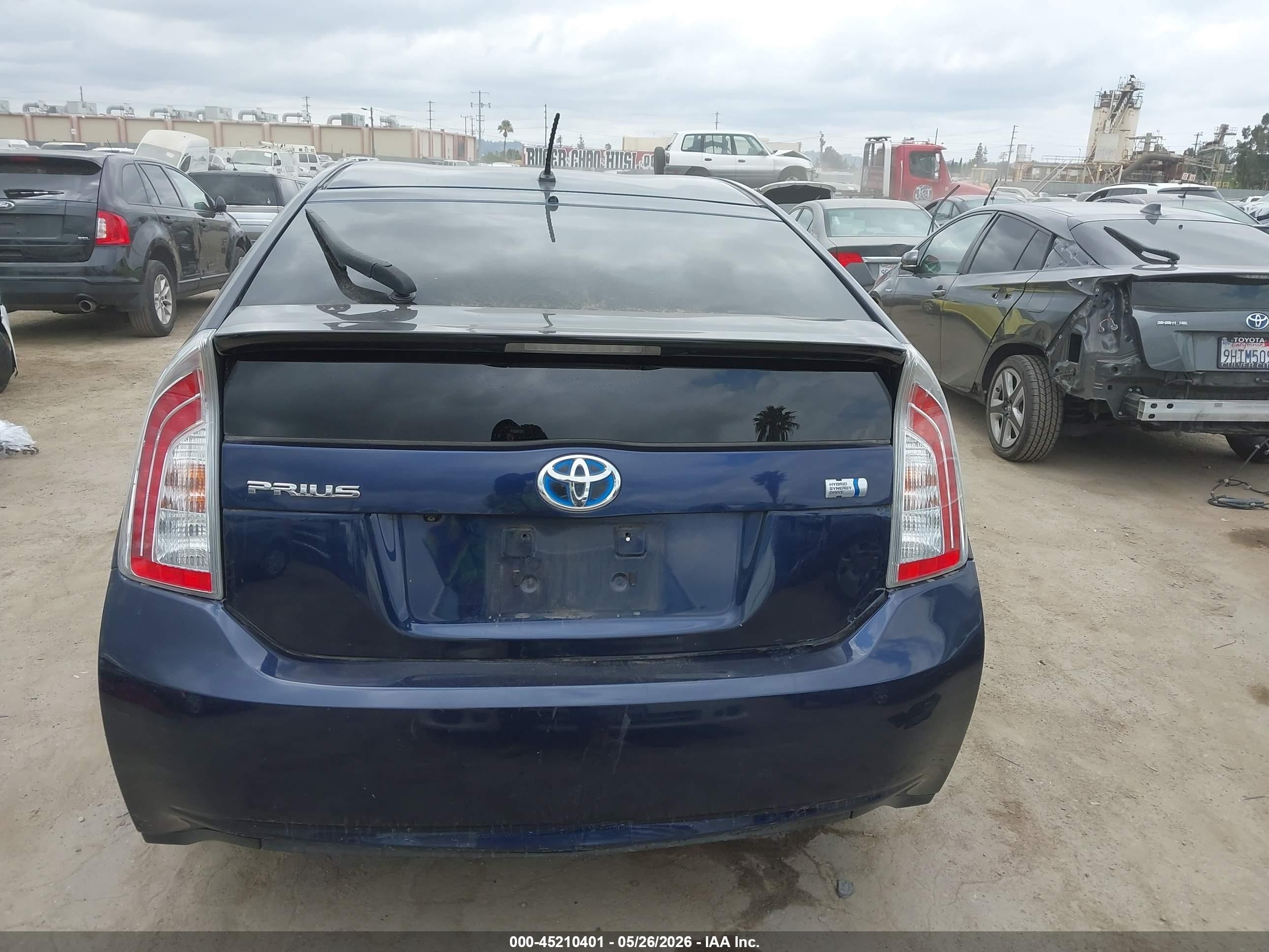 2015 Toyota Prius Two Dark Blue vin: JTDKN3DU1F0455411