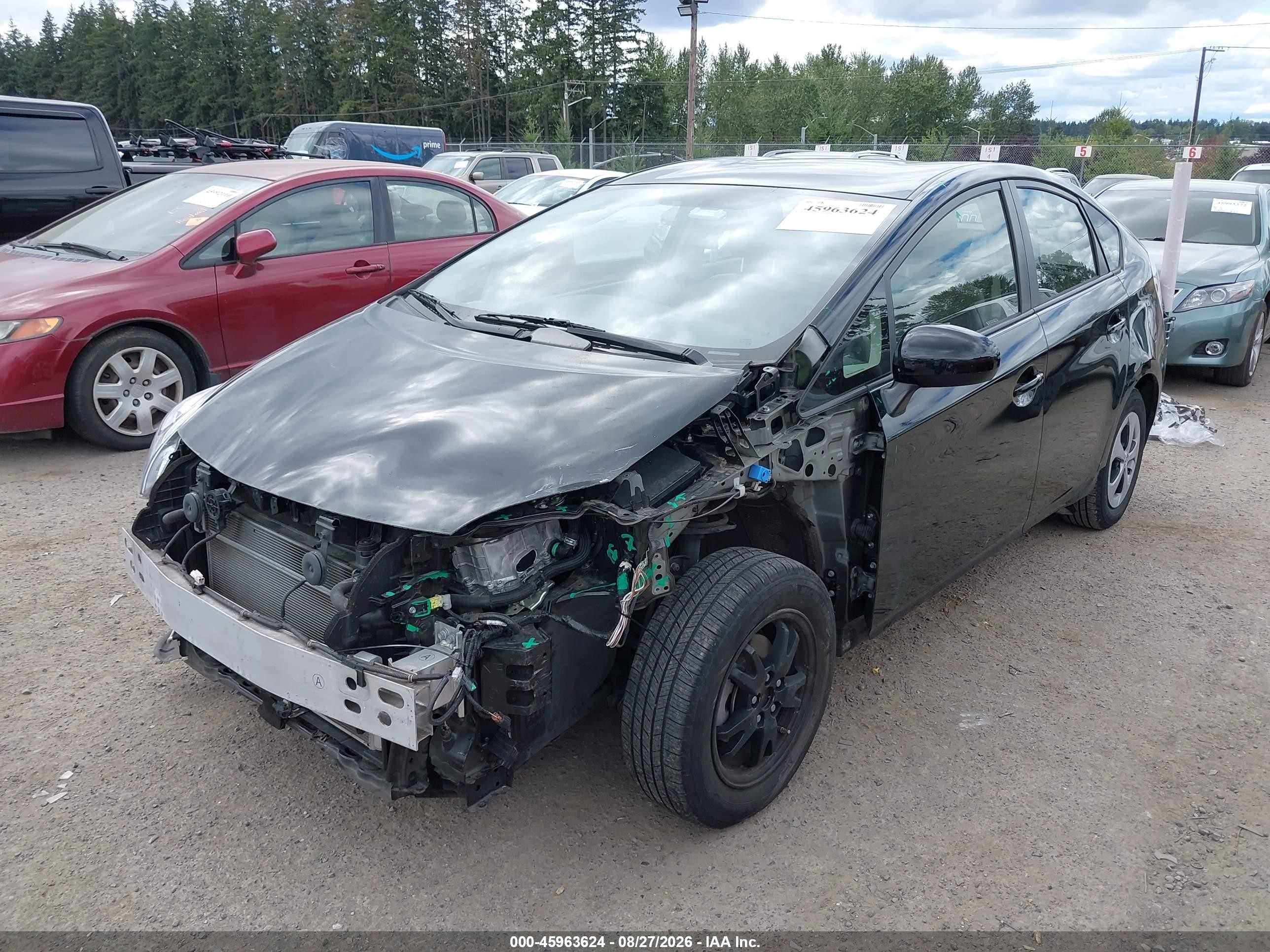 2015 Toyota Prius Three Black vin: JTDKN3DU1F0467056