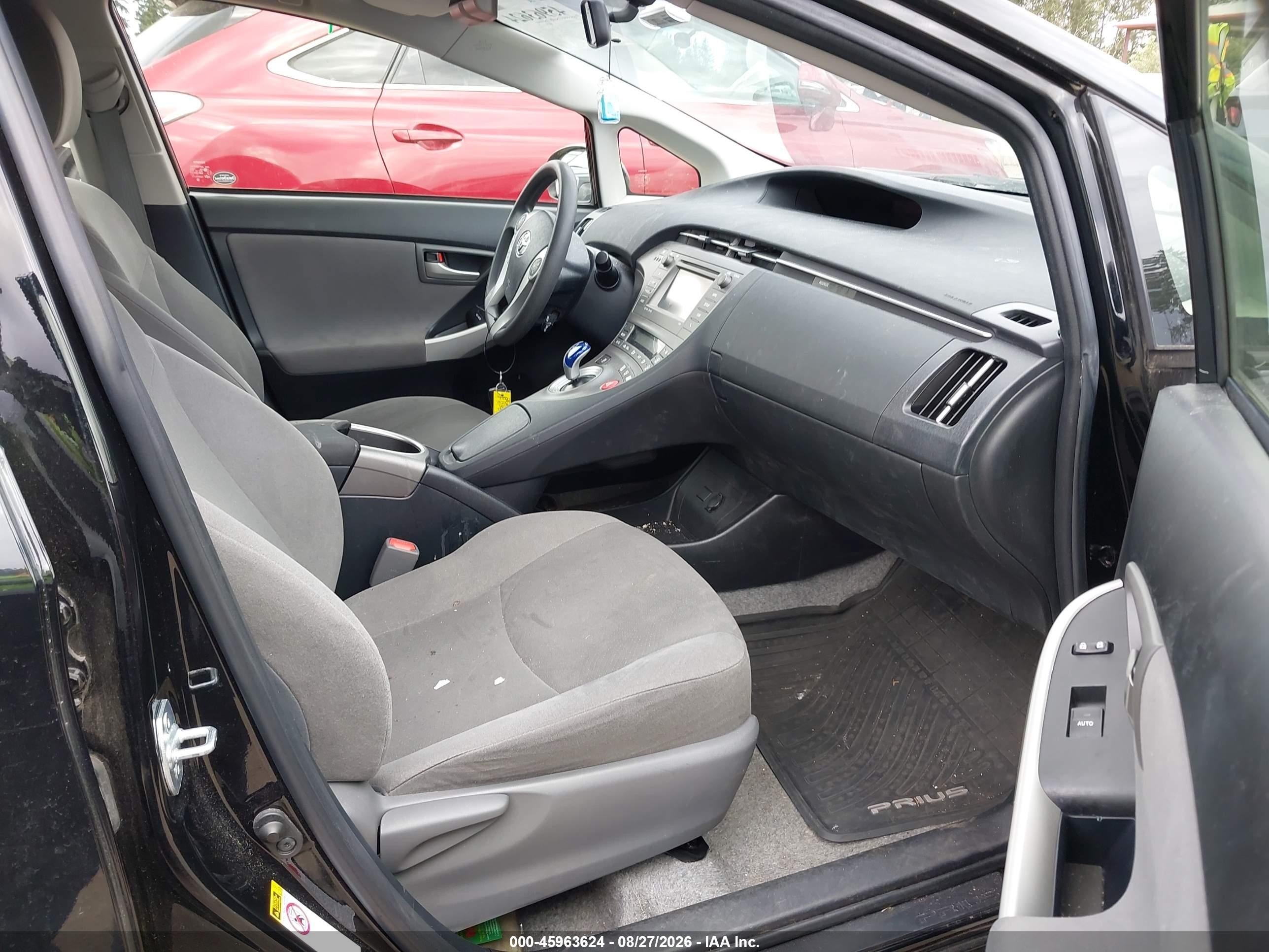 2015 Toyota Prius Three Black vin: JTDKN3DU1F0467056