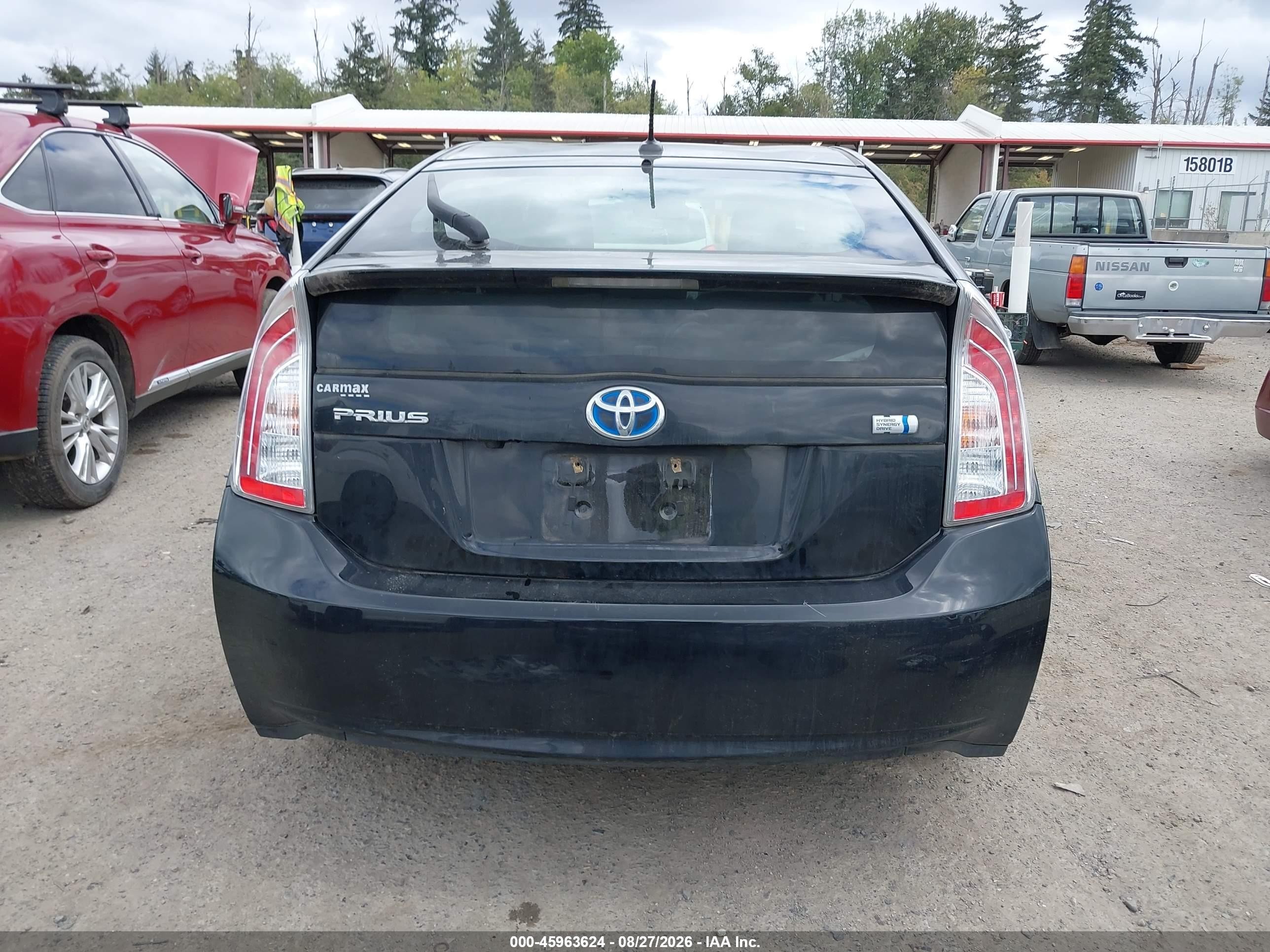 2015 Toyota Prius Three Black vin: JTDKN3DU1F0467056