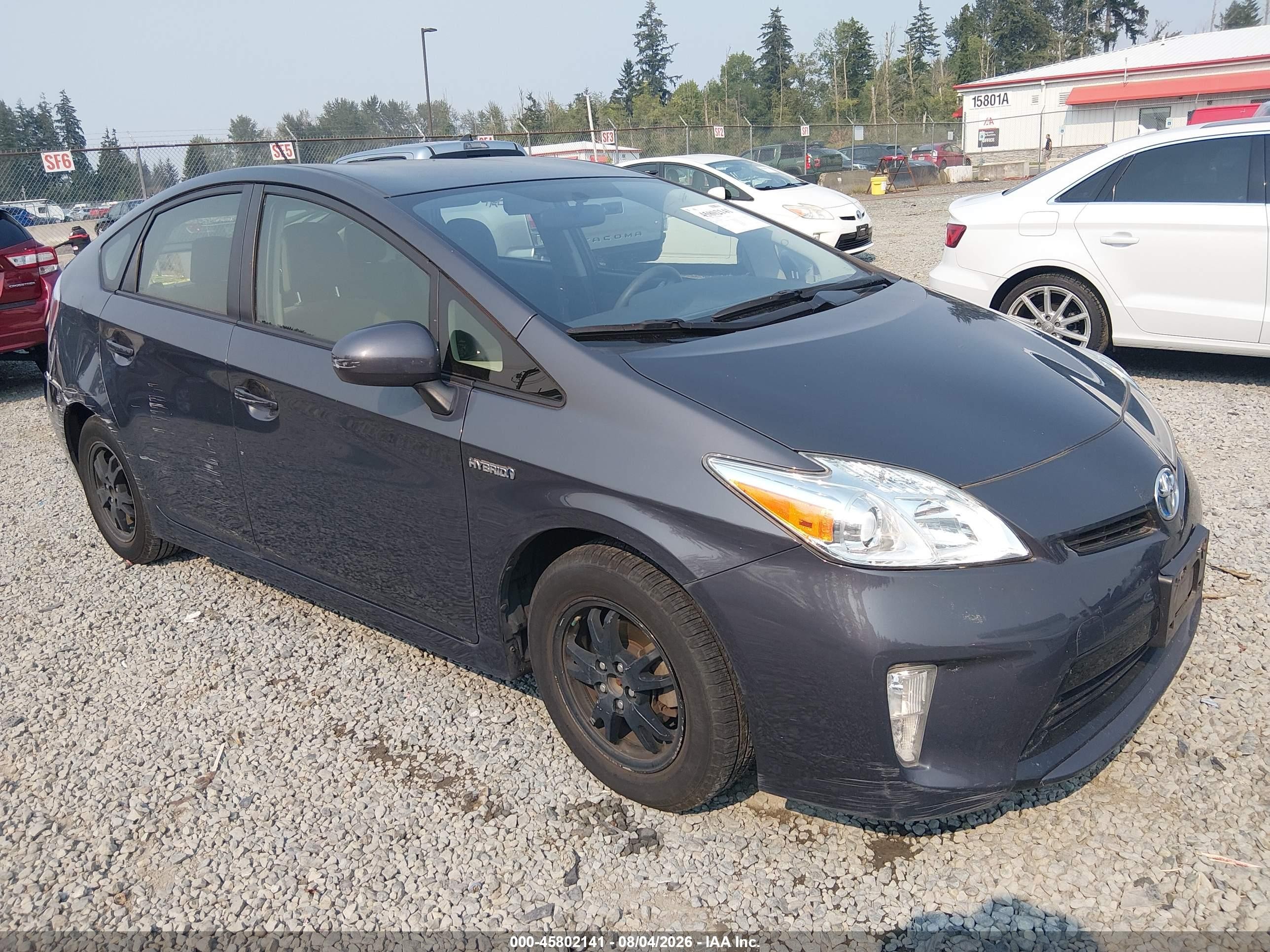2015 Toyota Prius Two Gray vin: JTDKN3DU1F0467722