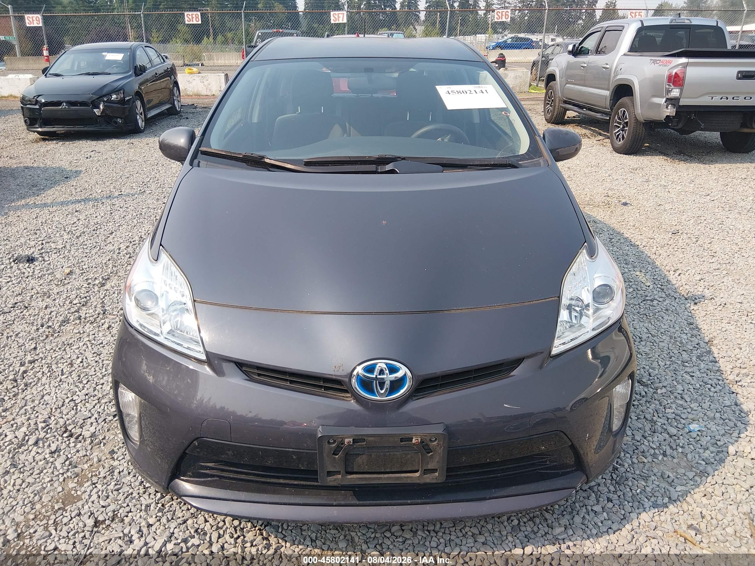 2015 Toyota Prius Two Gray vin: JTDKN3DU1F0467722